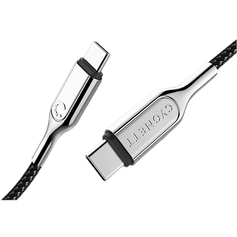 CYGNETT CY2678PCTYC Type C to Type C 6.5 Feet (2M) Cable (Ultra Durable TPE Lining, Black)_3