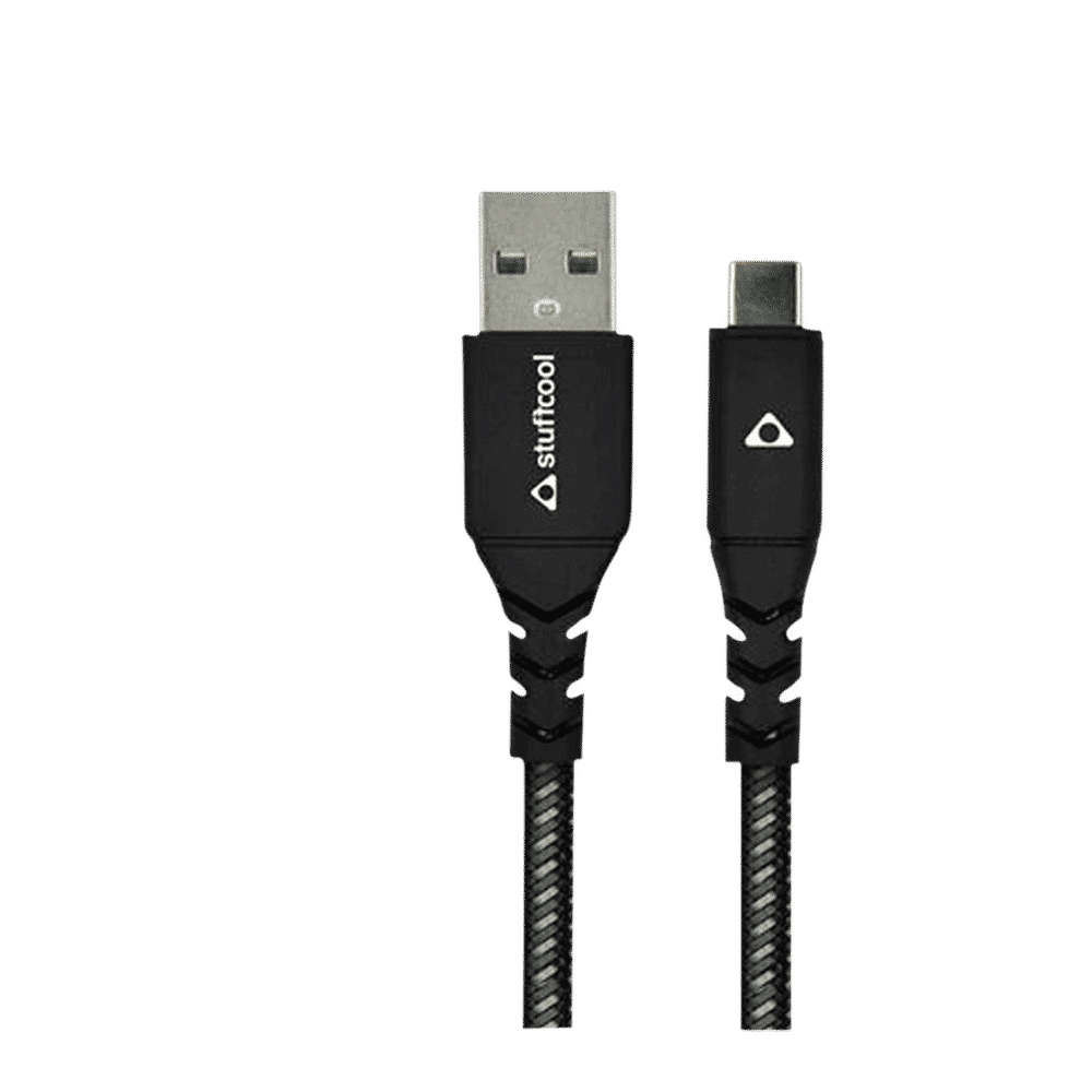 stuffcool Vite Type A to Type C 3.9 Feet (1.2M) Cable (Auto Detect IC, Black)_6