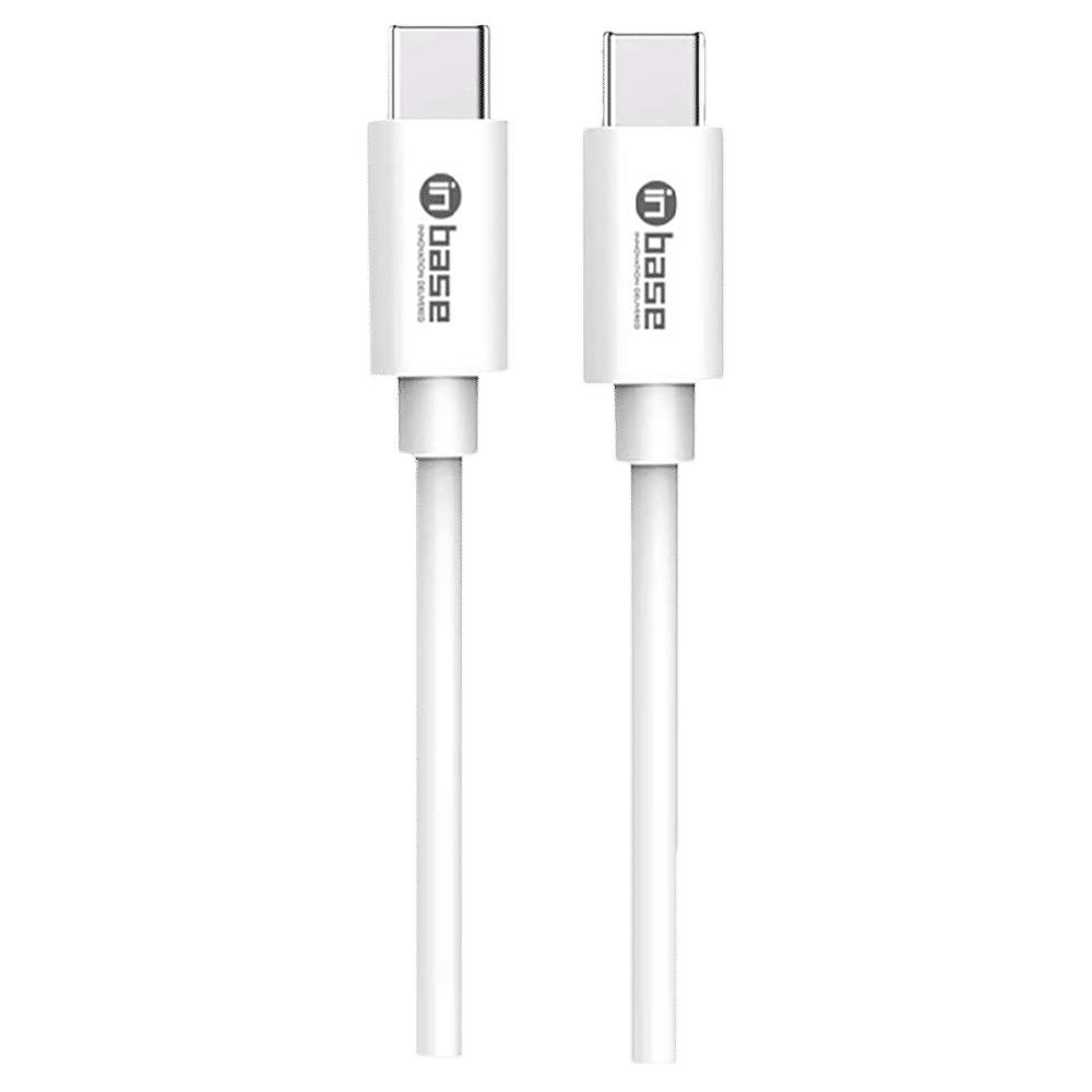 in base 120 cm Type C-C Charge and Sync Cable (White)_1
