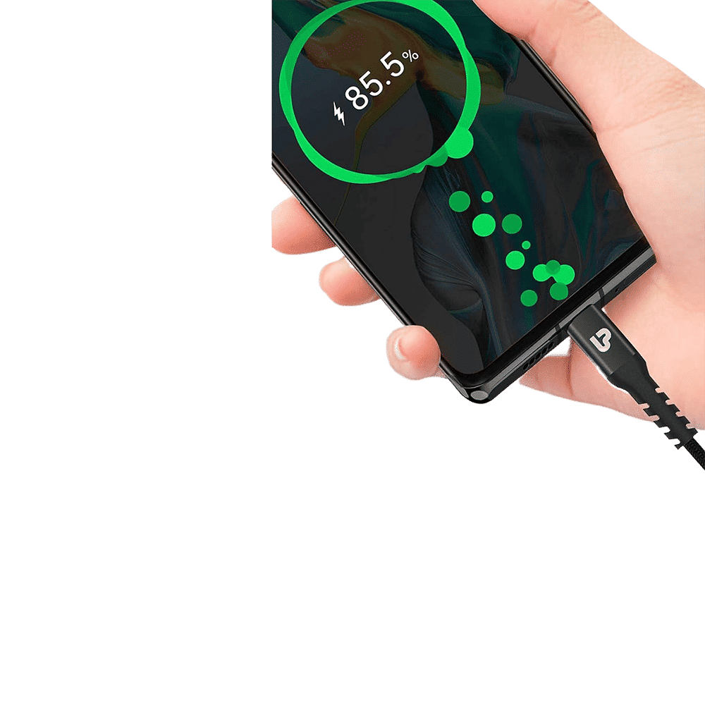 ultraprolink Nylokev-C Plus Type A to Micro USB 4.9 Feet (1.5M) Cable (Fast Charging Compatible, Black) ultraprolink Nylokev-C Plus Type A to Micro USB 4.9 Feet (1.5M) Cable (Fast Charging Compatible, Black)_9