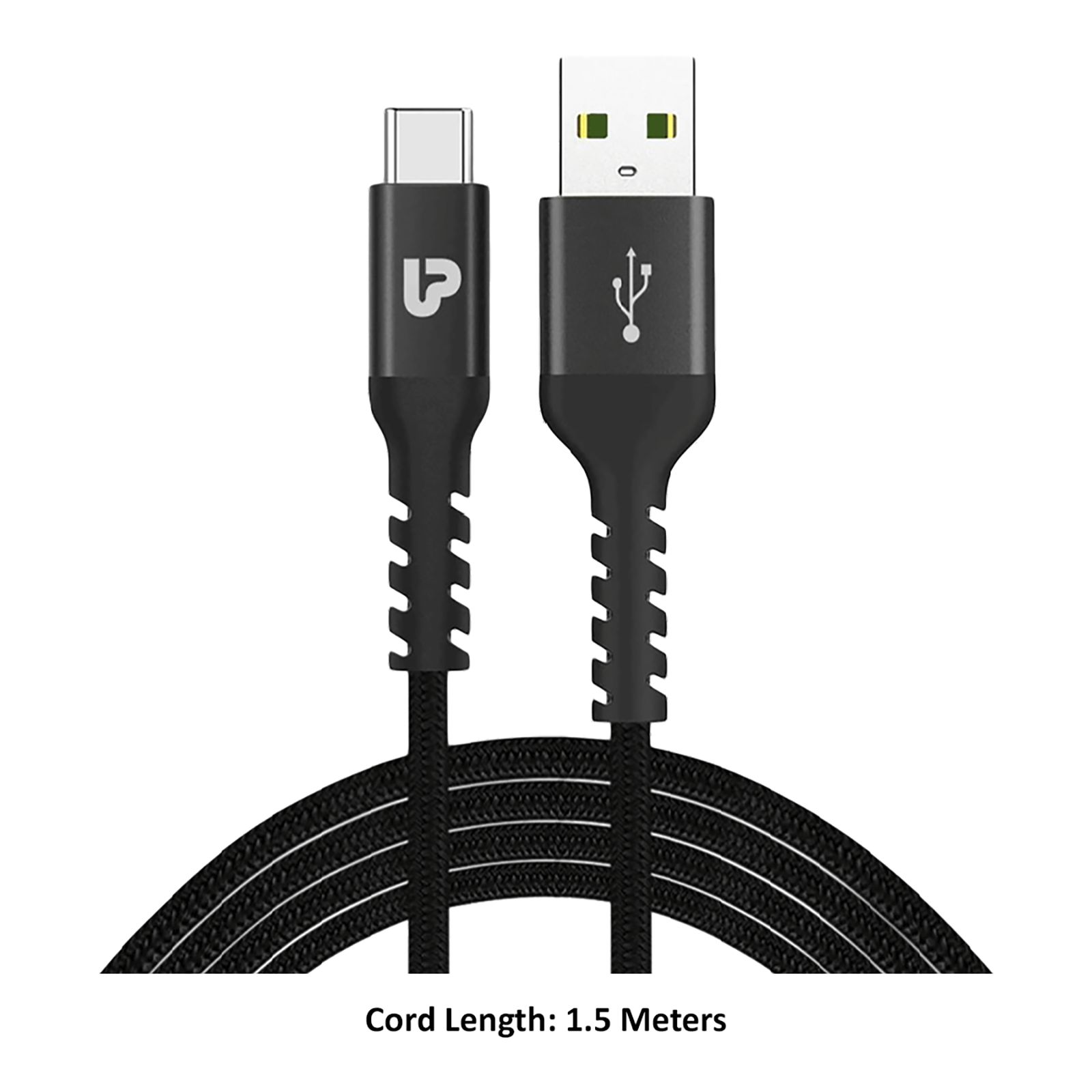 ultraprolink Nylokev-C Plus Type A to Micro USB 4.9 Feet (1.5M) Cable (Fast Charging Compatible, Black) ultraprolink Nylokev-C Plus Type A to Micro USB 4.9 Feet (1.5M) Cable (Fast Charging Compatible, Black)_5