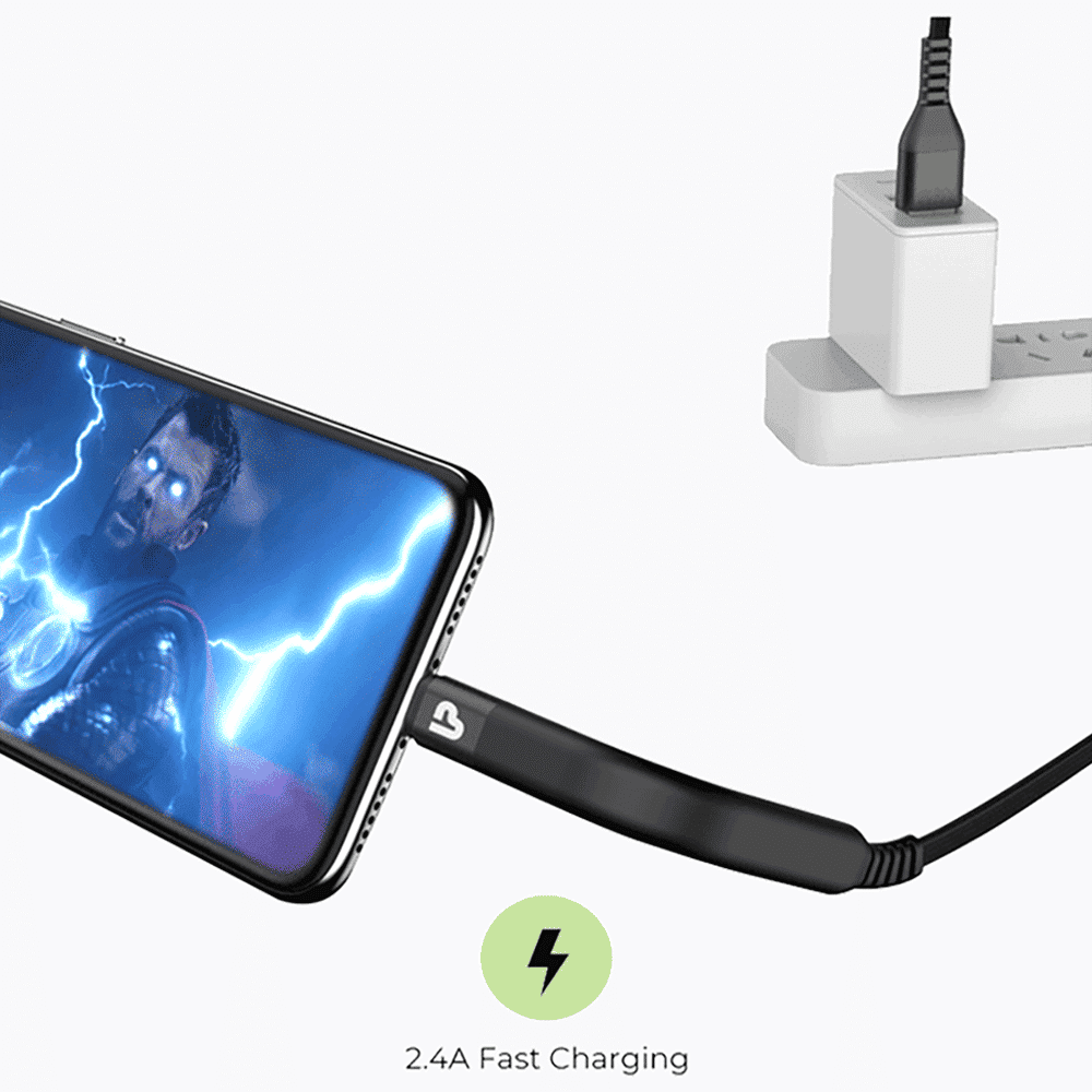 ultraprolink Flex 120 cm Lightening Flexible Stand Cable (Black)_13