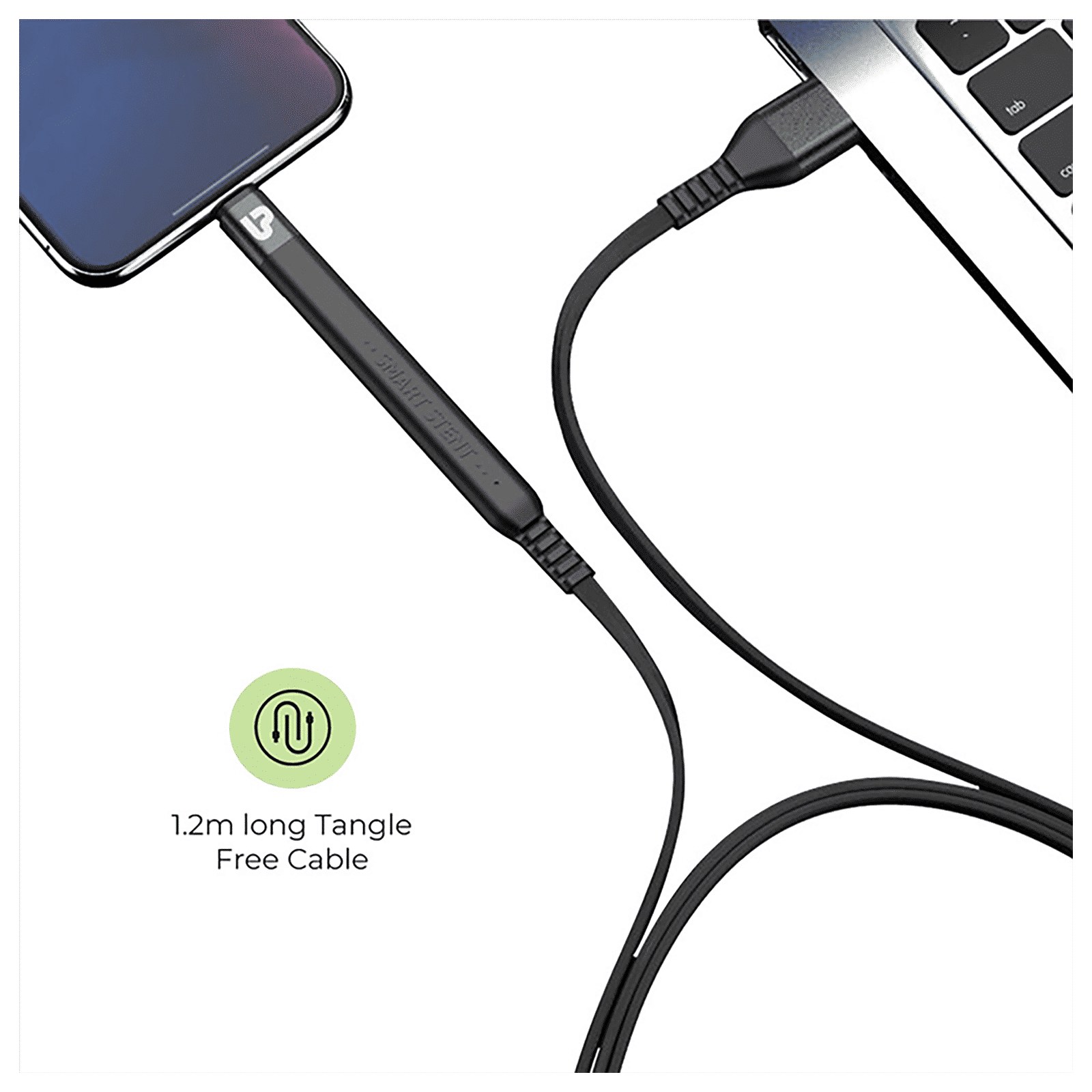 ultraprolink Flex 120 cm Lightening Flexible Stand Cable (Black)_9