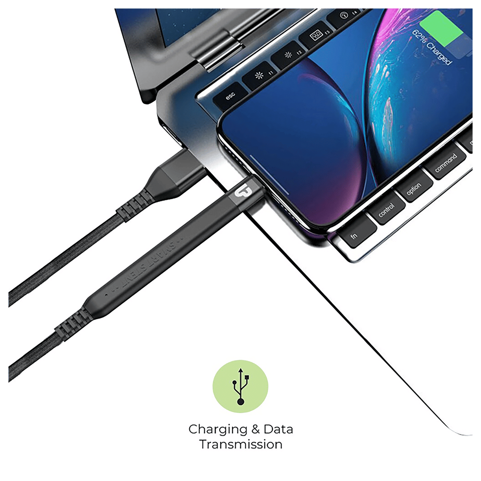 ultraprolink Flex 120 cm Lightening Flexible Stand Cable (Black)_10