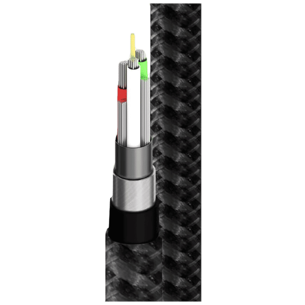 ALOGIC Super Ultra Type C to Type A 0.4 Feet (0.15M) Cable (TPE and Nylon Braided, Space Grey)_6