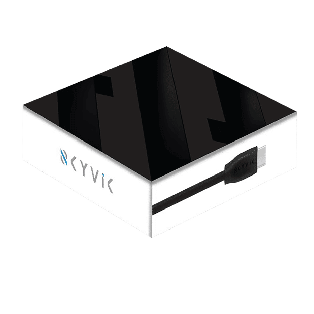 SKYVIK Blaze Type C to Type C 4.9 Feet (1.5M) Cable (High Strength Bending, Black)_7