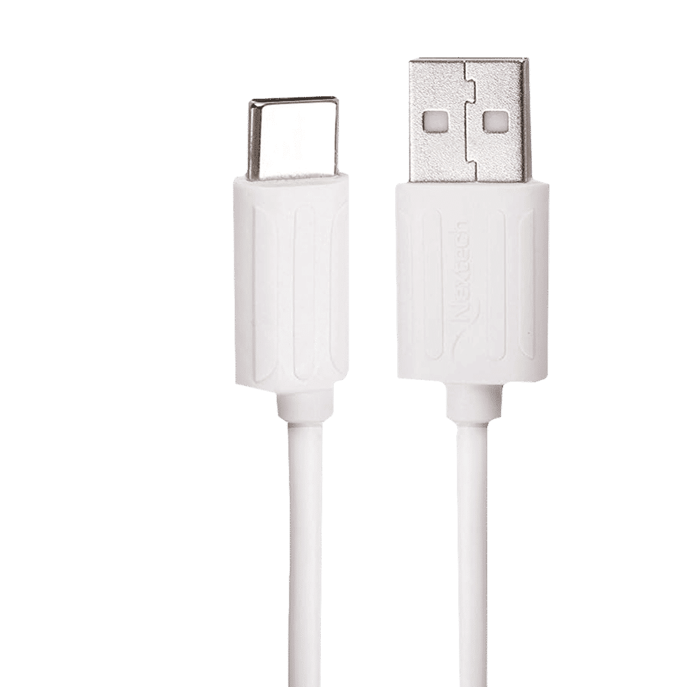 Nextech NC68 USB to Type C 4.9 Feet (1.5M) Cable (Tangle Free, White)_14