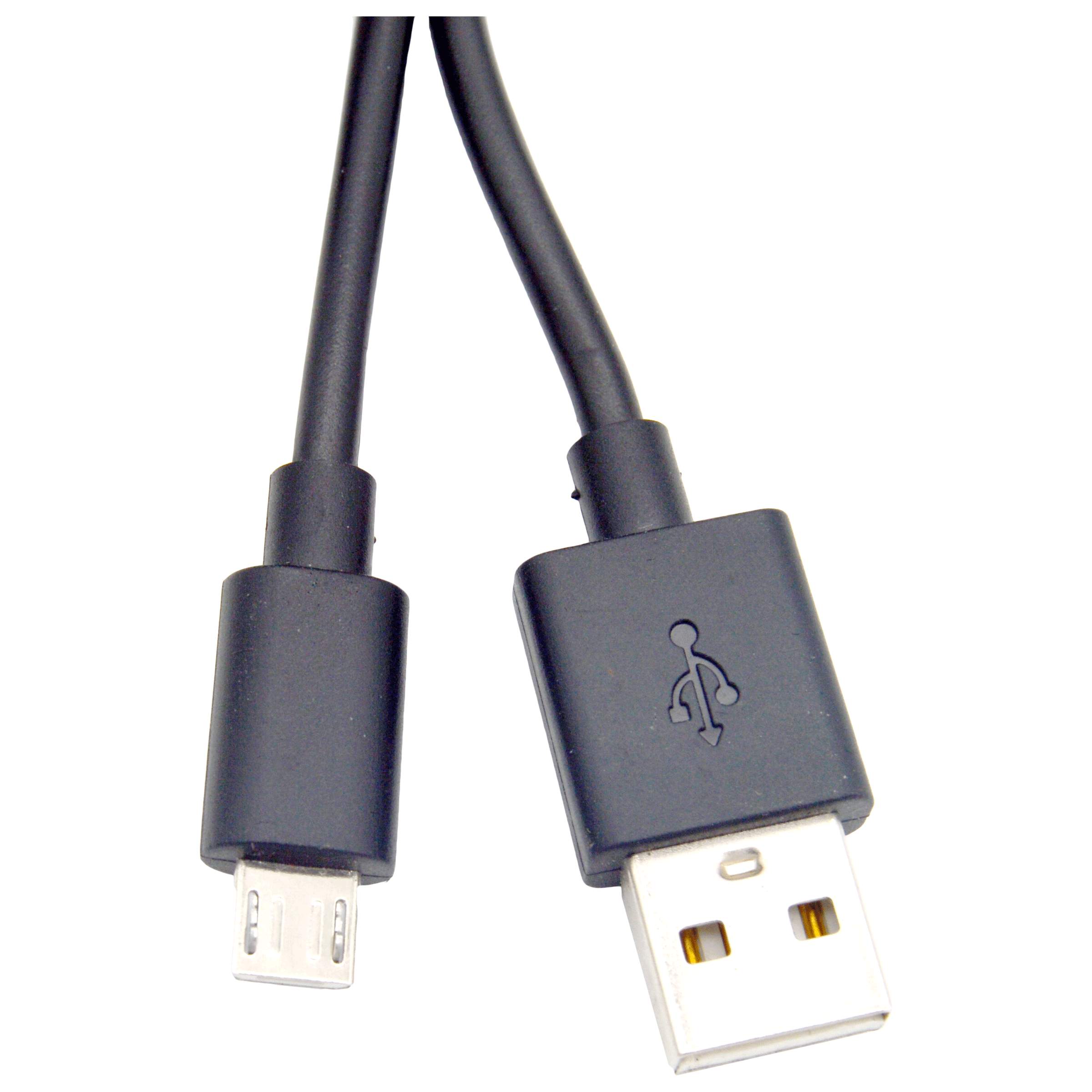 Croma Type A to Micro USB 3.9 Feet (1.2M) Cable (Sync and Charge, Black)_3