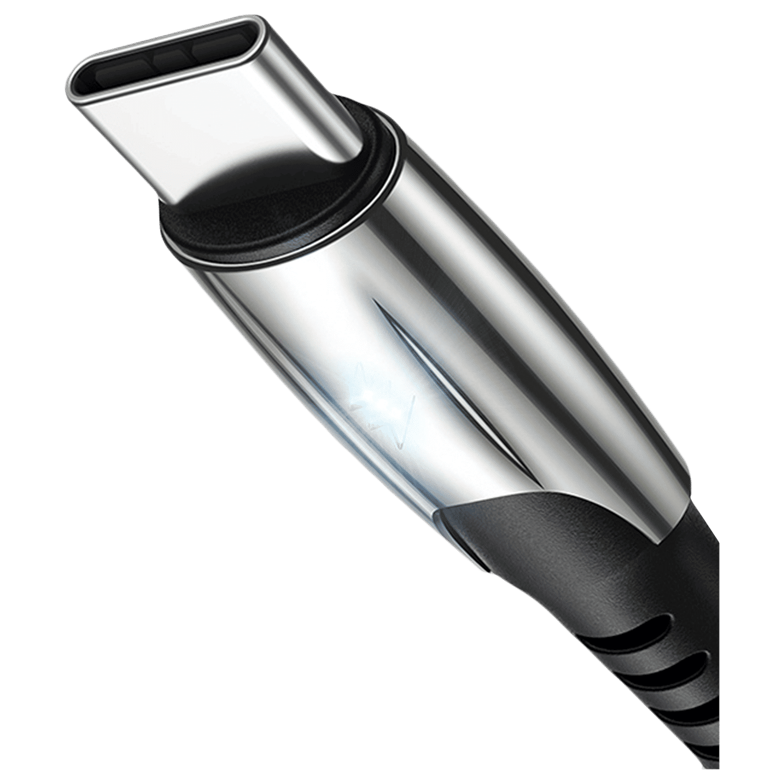 BACK-BRAINERS Love Type A to Type C 3.9 Feet (1.2M) Cable (TPE Braided, Black)_5