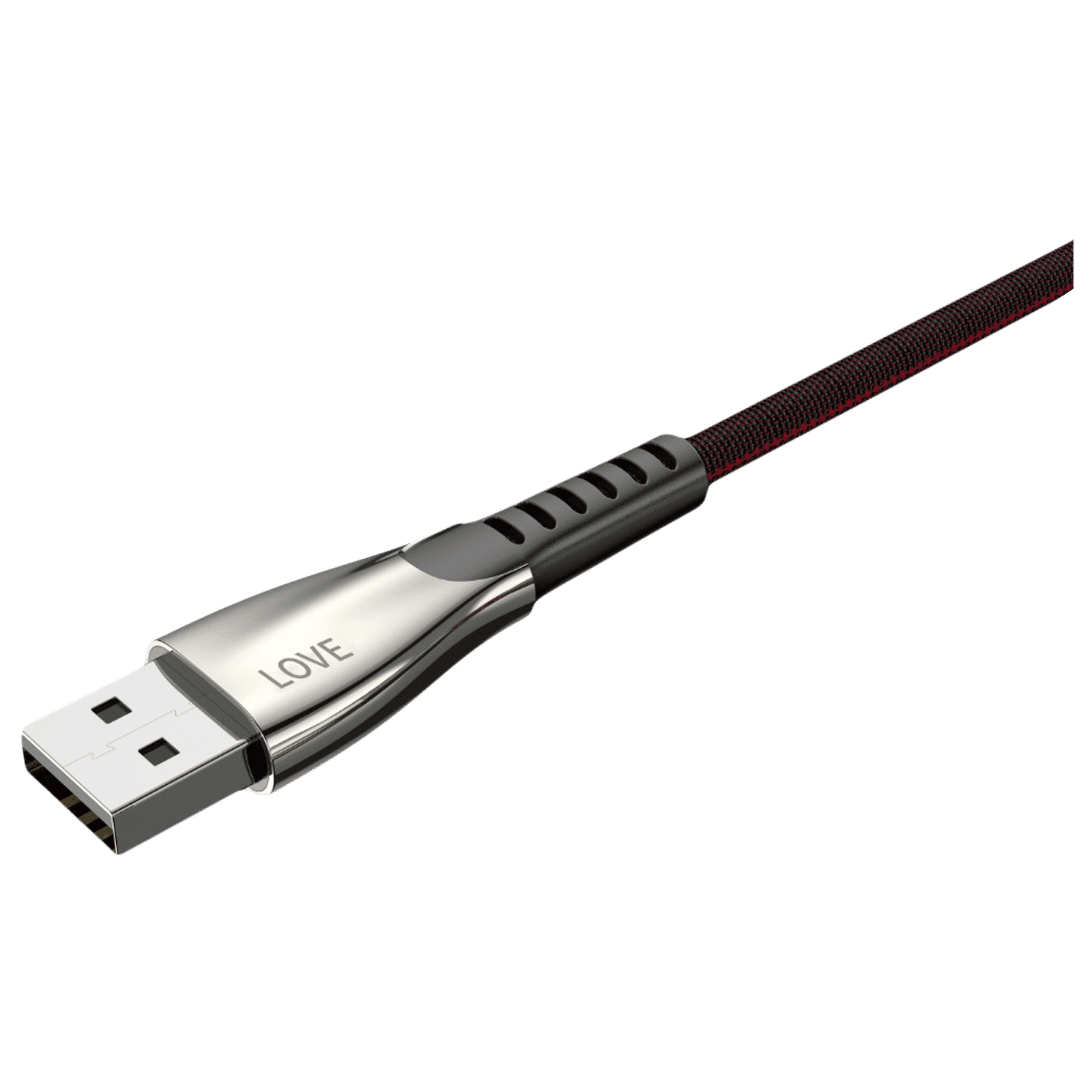 BACK-BRAINERS Love Type A to Type C 3.9 Feet (1.2M) Cable (TPE Braided, Black)_6