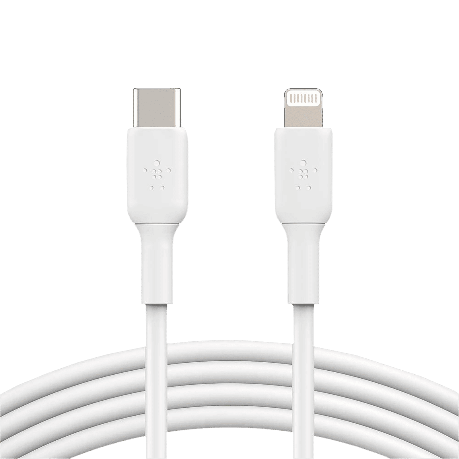 belkin BoostCharge Type C to Lightning Connector 3.3 Feet (1 M) Cable (Withstand 8000+ Bends, White) belkin BoostCharge Type C to Lightning Connector 3.3 Feet (1 M) Cable (Withstand 8000+ Bends, White)_1