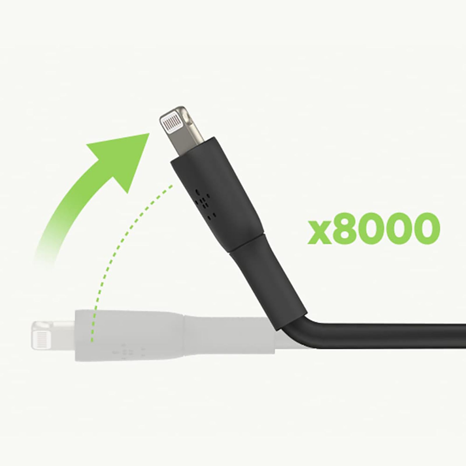 belkin BoostCharge Type C to Lightning Connector 3.3 Feet (1 M) Cable (Withstand 8000+ Bends, Black)_10