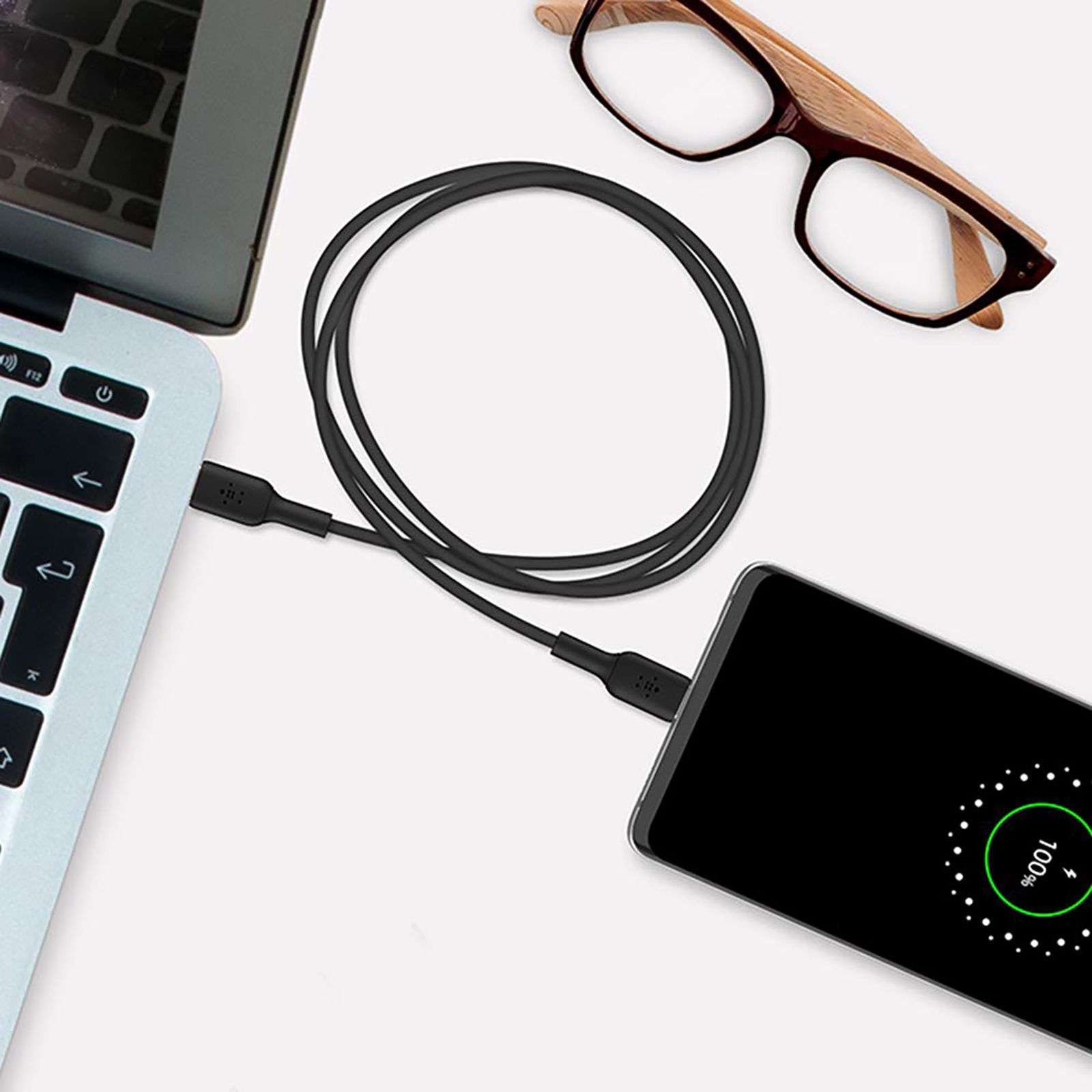 belkin Boost Charge Type C to Type C 3.2 Feet (1M) Cable (PVC Cord, Black)_9