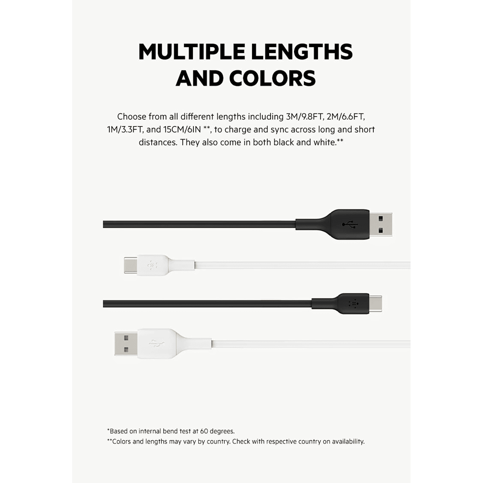 belkin Boost Charge Type C to Type A 3.2 Feet (1M) Cable (PVC Cord, Black)_9