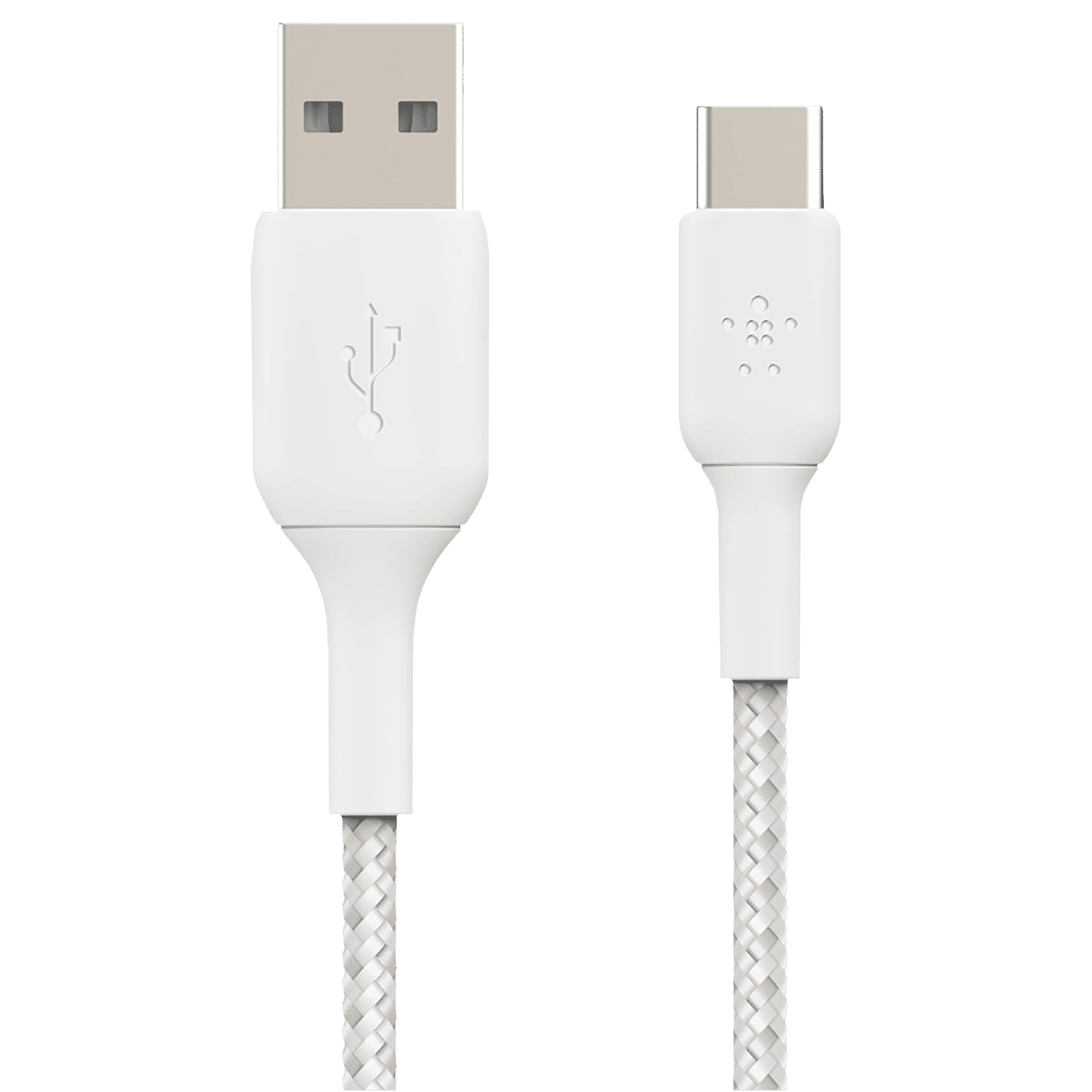 belkin Boost Charge Type C to Type A 3.2 Feet (1M) Cable (Nylon Braided, White)_7