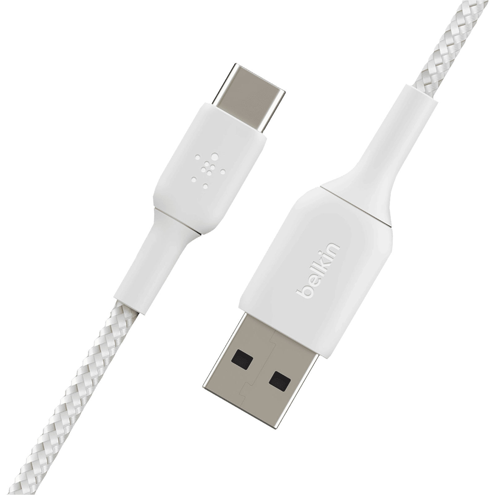 belkin Boost Charge Type C to Type A 3.2 Feet (1M) Cable (Nylon Braided, White)_5