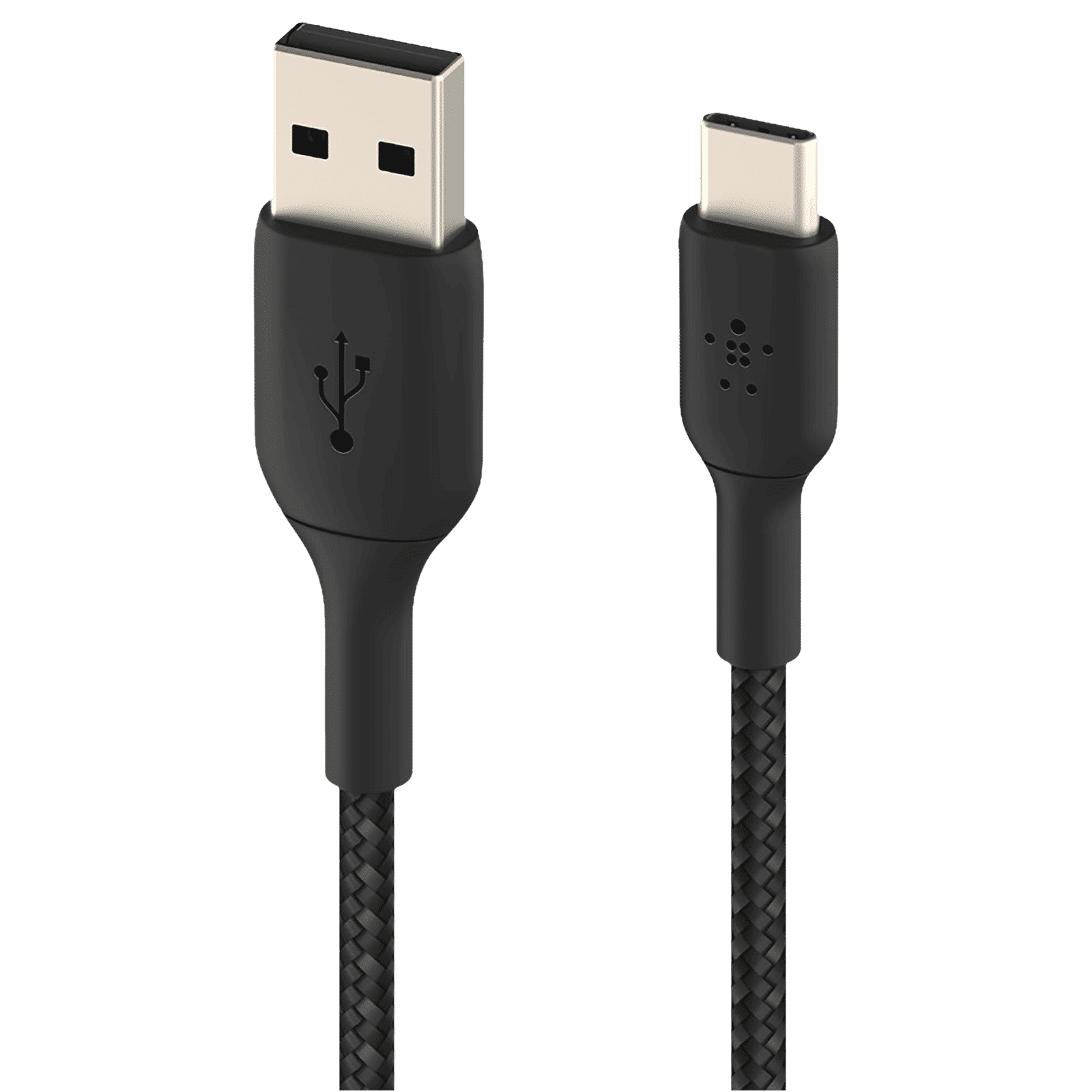 belkin Boost Charge Type C to Type A 6.5 Feet (2M) Cable (Nylon Braided, Black)_4