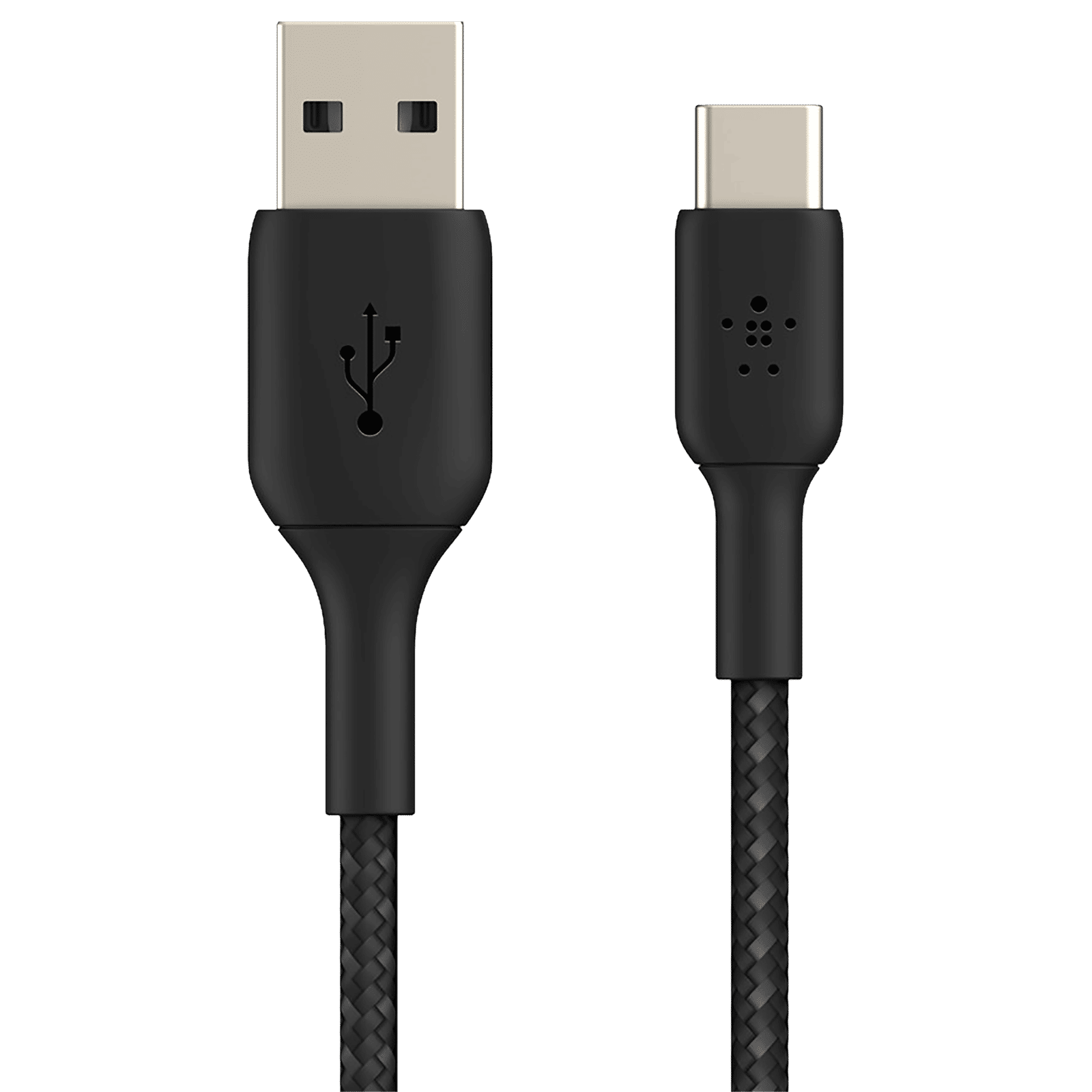 belkin Boost Charge Type C to Type A 6.5 Feet (2M) Cable (Nylon Braided, Black)_6