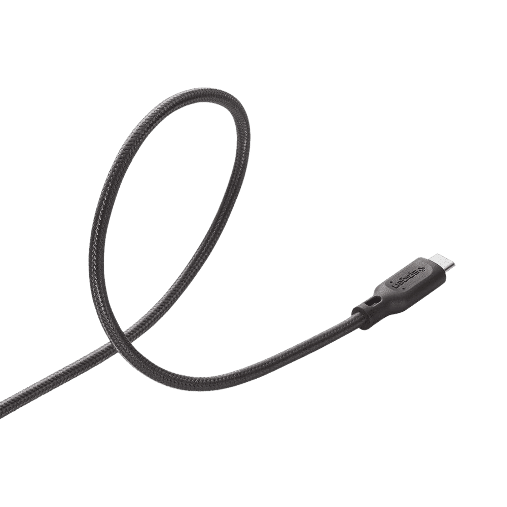 spigen Dura Sync Type C to Type C 2.9 Feet (0.9M) Cable (Fast Charging Supported, Gun Metal)_4
