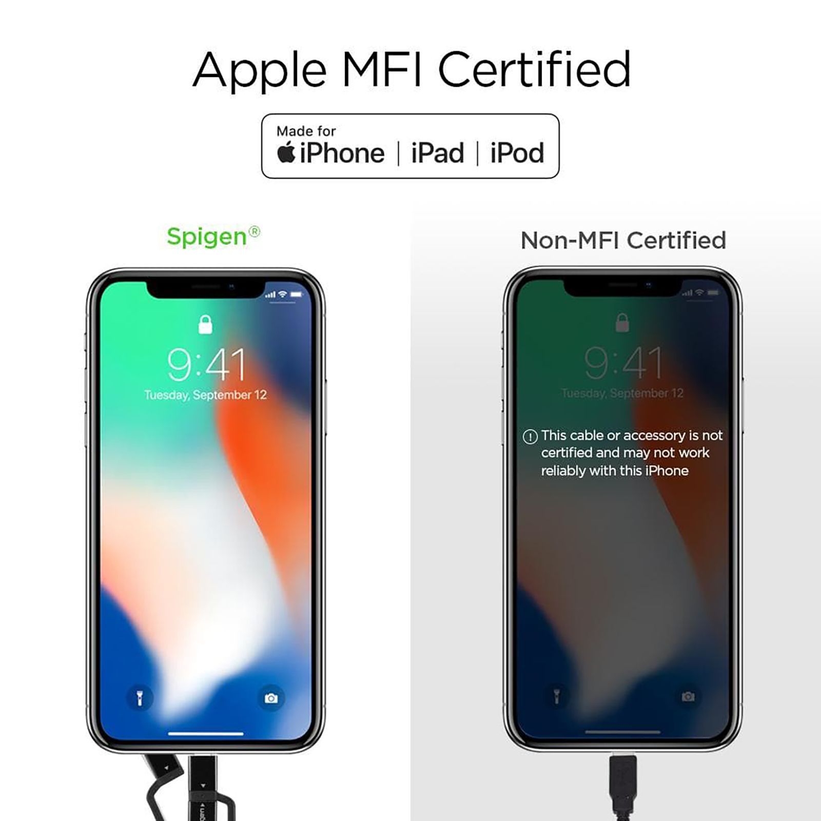 spigen Dura Sync Type A to Type C, Micro USB, Lightning 2.9 Feet (0.9M) 3-in1 Cable (Nylon Braided, Black) spigen Dura Sync Type A to Type C, Micro USB, Lightning 2.9 Feet (0.9M) 3-in1 Cable (Nylon Braided, Black)_15