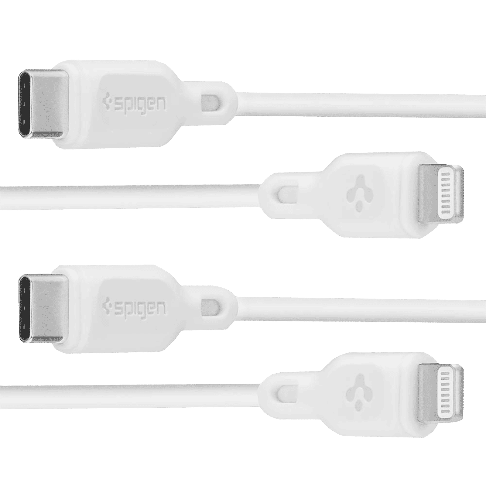 spigen Dura Sync Type C to Lightning 4.9 Feet (1.5M) Cable (Fast Charging Supported, White)_7