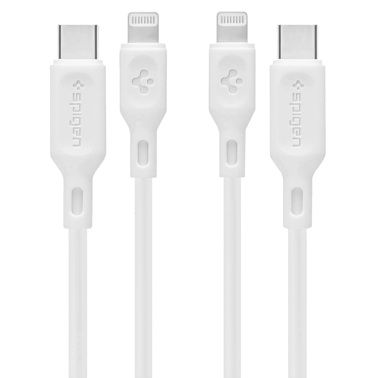 spigen Dura Sync Type C to Lightning 4.9 Feet (1.5M) Cable (Fast Charging Supported, White)_8