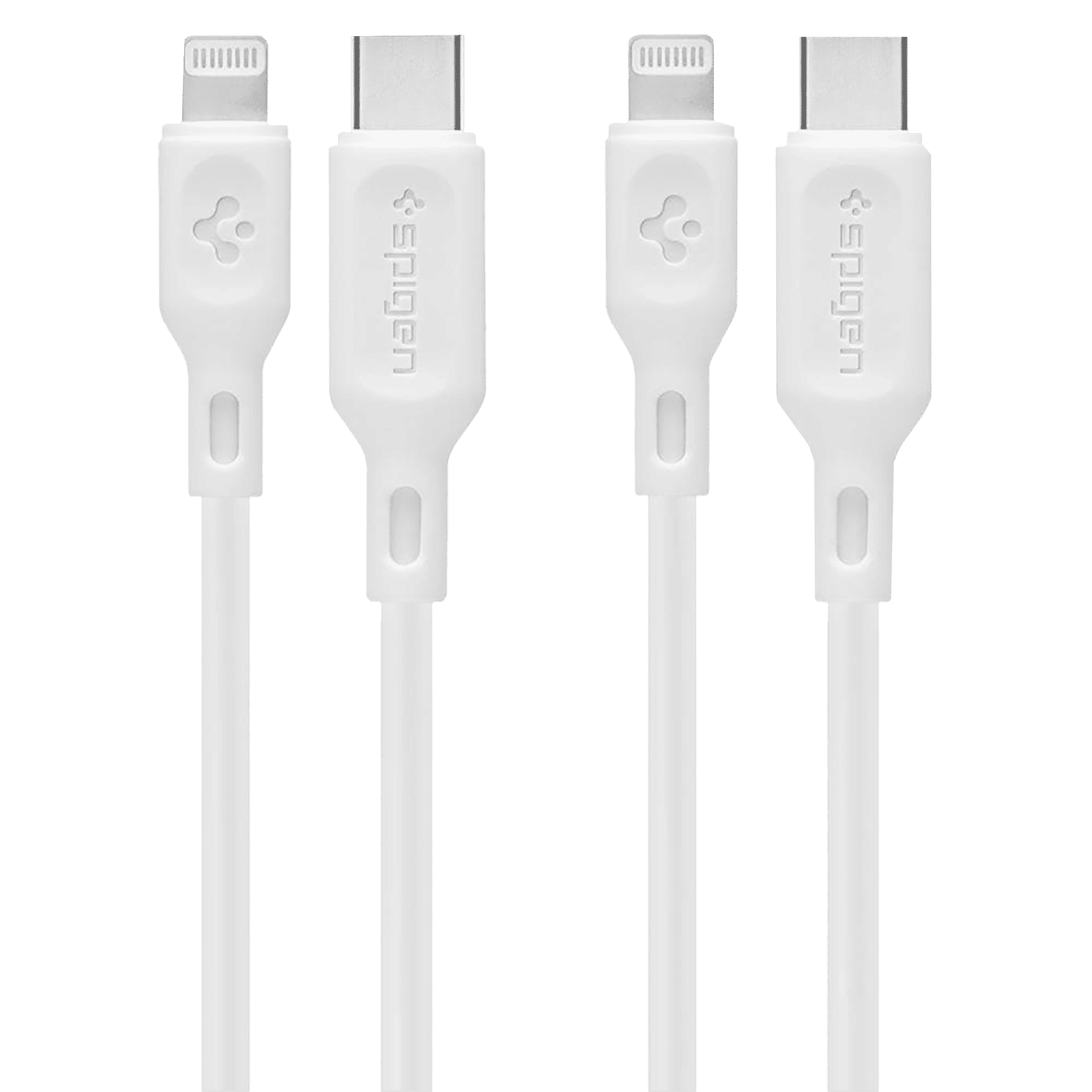 spigen Dura Sync Type C to Lightning 4.9 Feet (1.5M) Cable (Fast Charging Supported, White)_9
