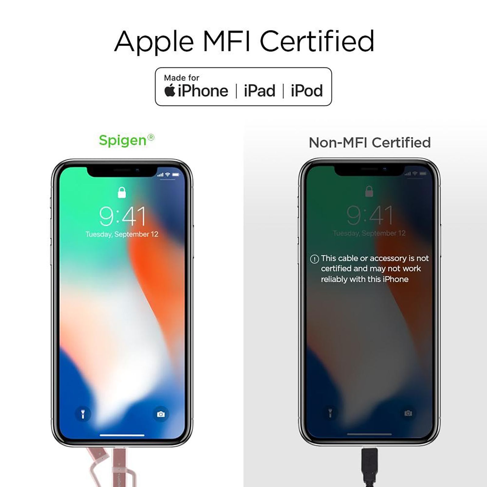 spigen Dura Sync Type A to Type C, Micro USB, Lightning 4.9 Feet (1.5M) 3-in1 Cable (Nylon Braided, Pink)_12