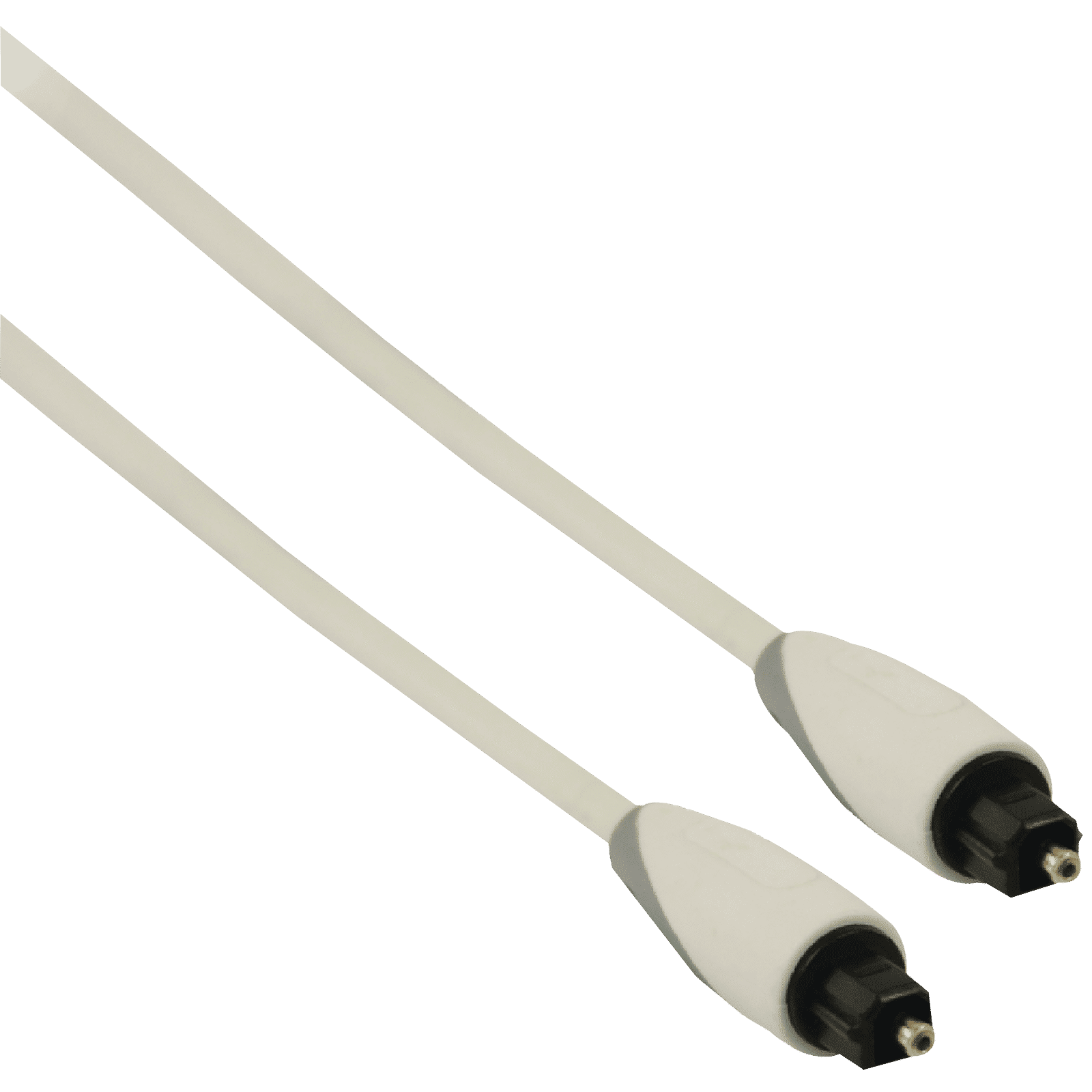 Bandridge BBM25000W10 1 Meter TosLink to TosLink Audio Cable (24K Gold Plated, White)_4