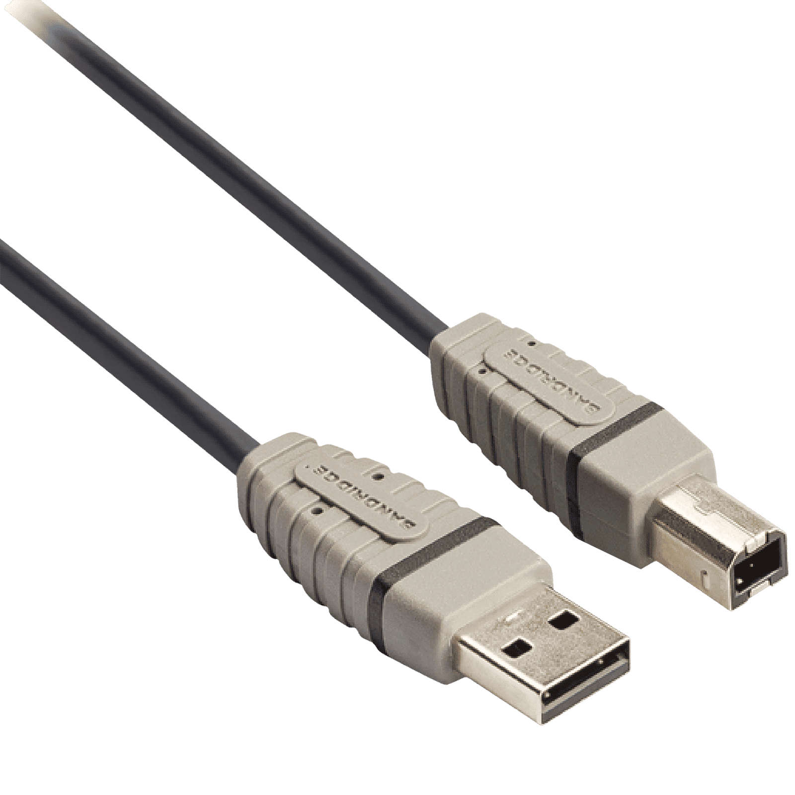Bandridge BCL4105 Type A to Type B 14.7 Feet (4.5M) Cable (Nickel Plated Connector, Blue)_4