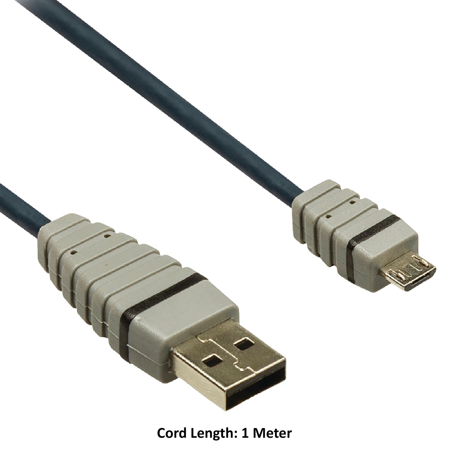 Bandridge BCL4901 PVC 1 Meter USB 2.0 (Type-A) to Micro USB 2.0 (Type-B) Power/Charging USB Cable (Copper Inside, Blue)_11