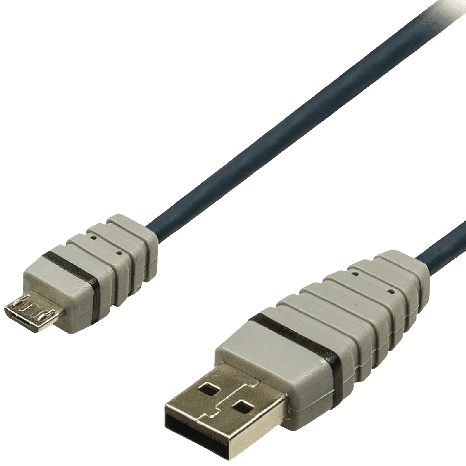 Bandridge BCL4901 PVC 1 Meter USB 2.0 (Type-A) to Micro USB 2.0 (Type-B) Power/Charging USB Cable (Copper Inside, Blue)_4
