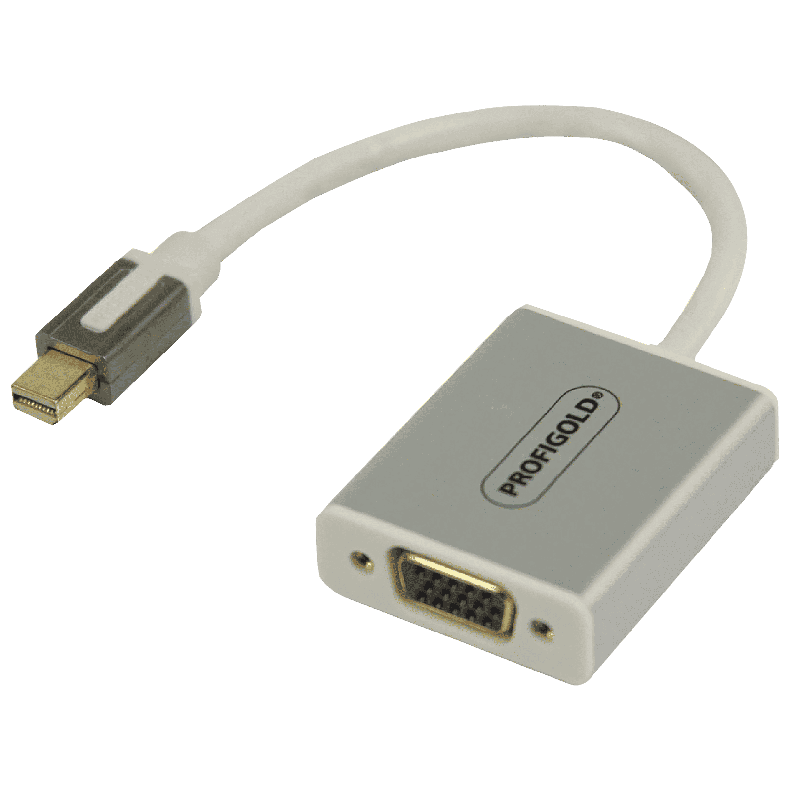 PROFIGOLD PROM201 PVC 0.2 Meter Mini DisplayPort to VGA Video Display Cable (Double Shielded Cable, White)_5