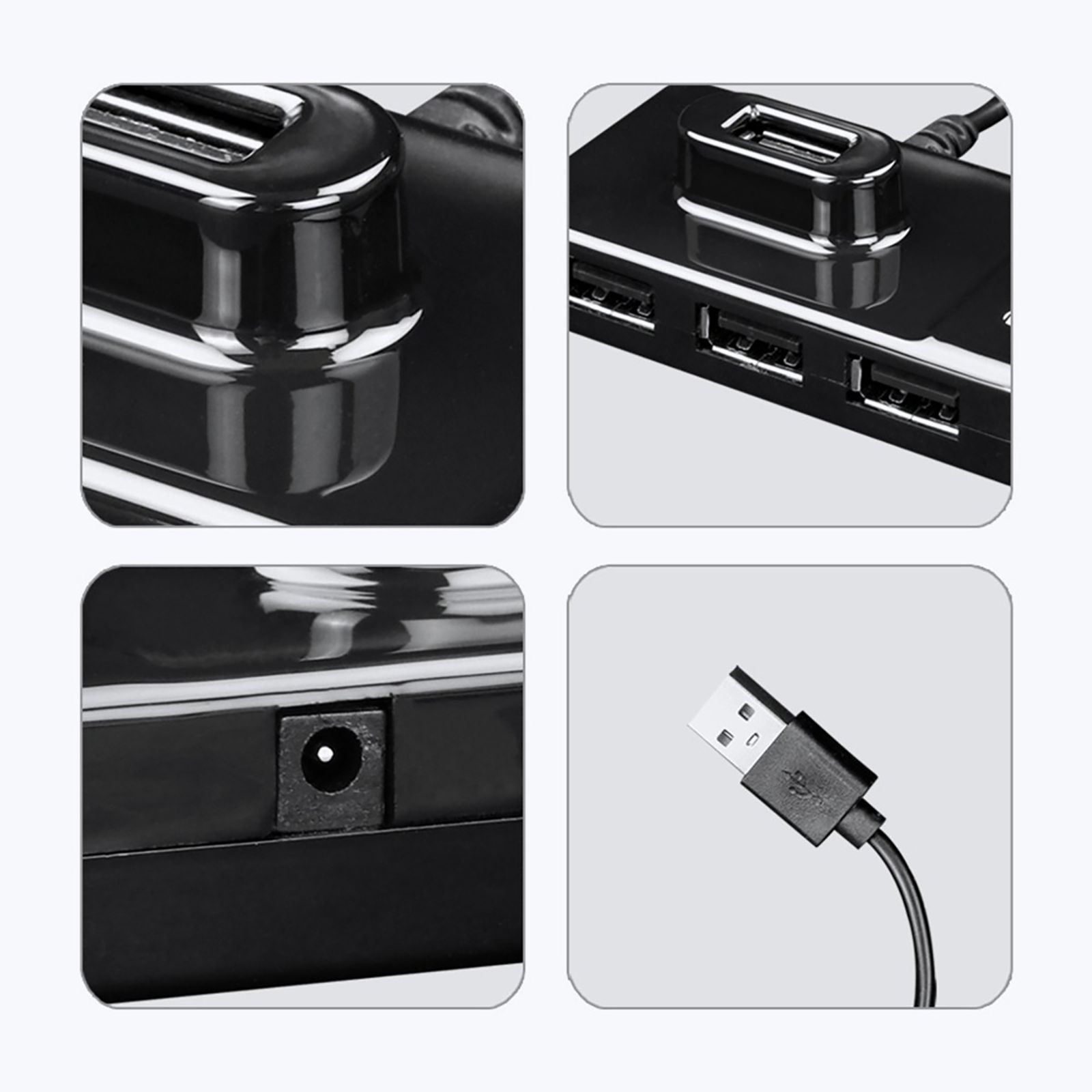 ZEBRONICS ZEB-100HB Type A to Type A 5.3 Feet (1.62M) Cable (Backward Compatible, Black)_4