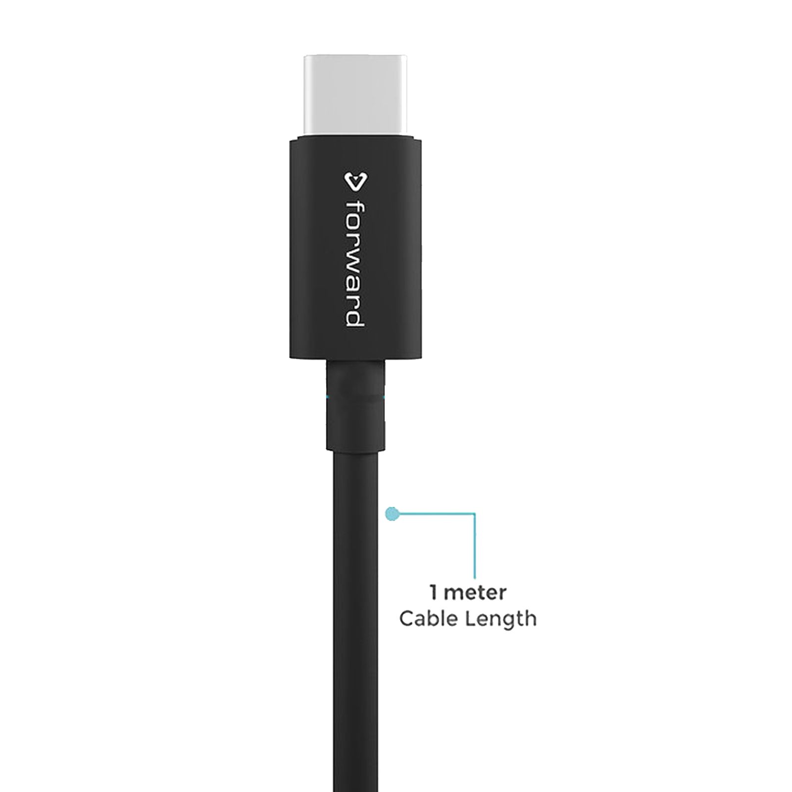 Forward FCTT-09 Type C to Type C 3.2 Feet (1M) Cable (Charge and Sync, Black) Forward FCTT-09 Type C to Type C 3.2 Feet (1M) Cable (Charge and Sync, Black)_8