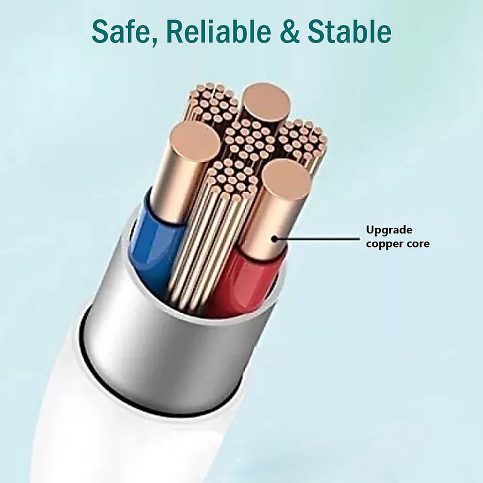 Forward FCi09 Type A to Lightning 3.2 Feet (1M) Cable (Upgrade Copper Core, White) Forward FCi09 Type A to Lightning 3.2 Feet (1M) Cable (Upgrade Copper Core, White)_5
