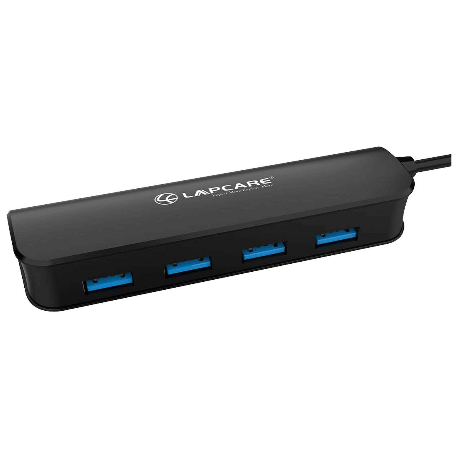 LAPCARE LHB-368 USB 3.0 Type A to USB 3.0 Type A USB Hub (5 Gbps Data Transfer Rate, Black)_3