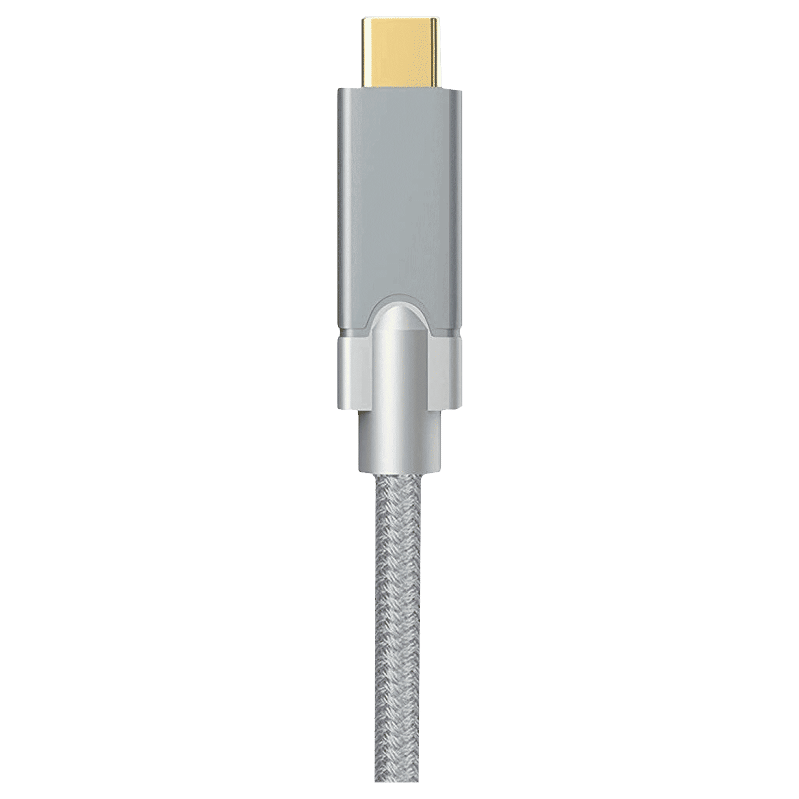 Bandridge U Series Type C to Type C 3.2 Feet (1M) Cable (Gold Plated Connector, Grey)_4