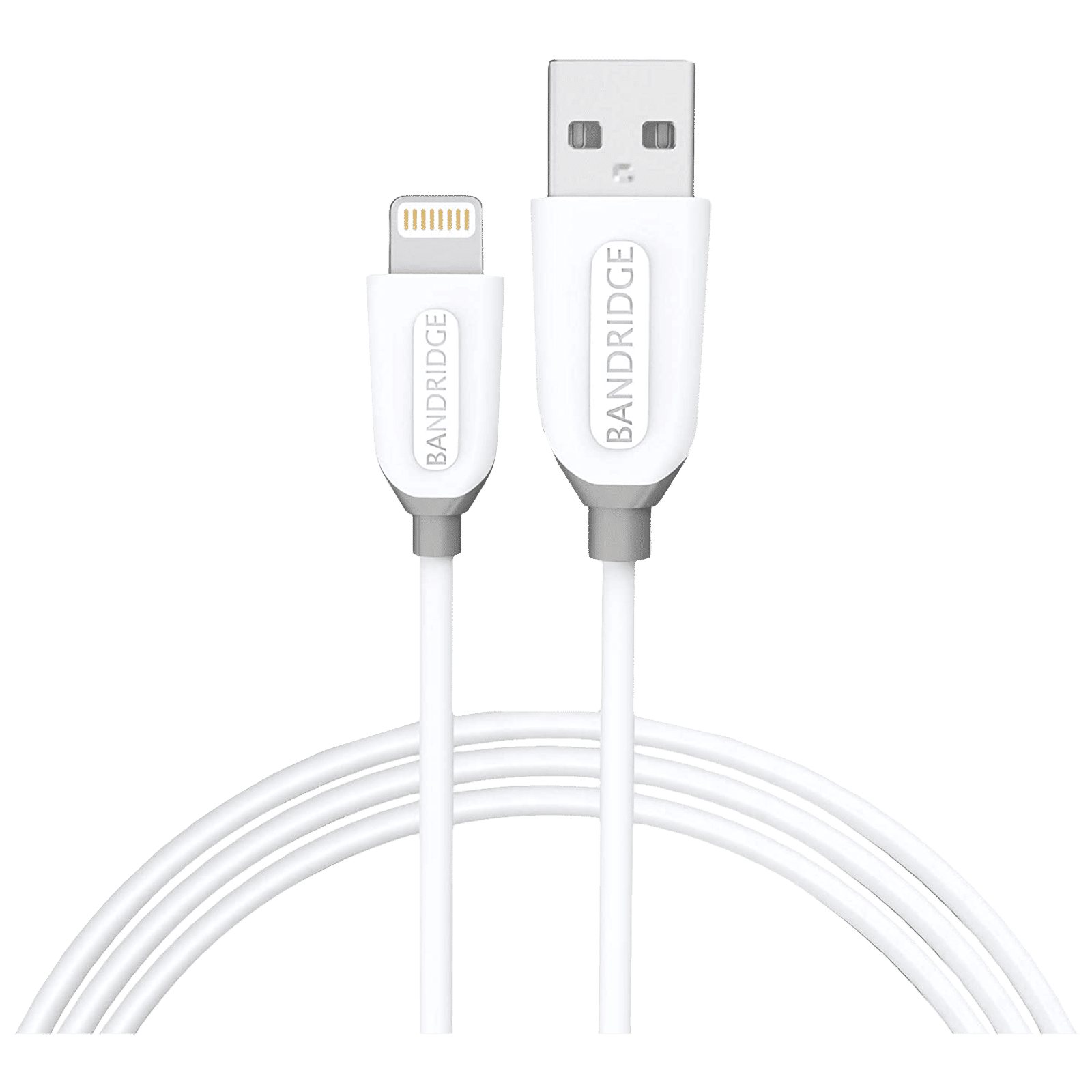 Bandridge APL Type A to Lightning 3.2 Feet (1M) Cable (Tangle Free, Blue)_1