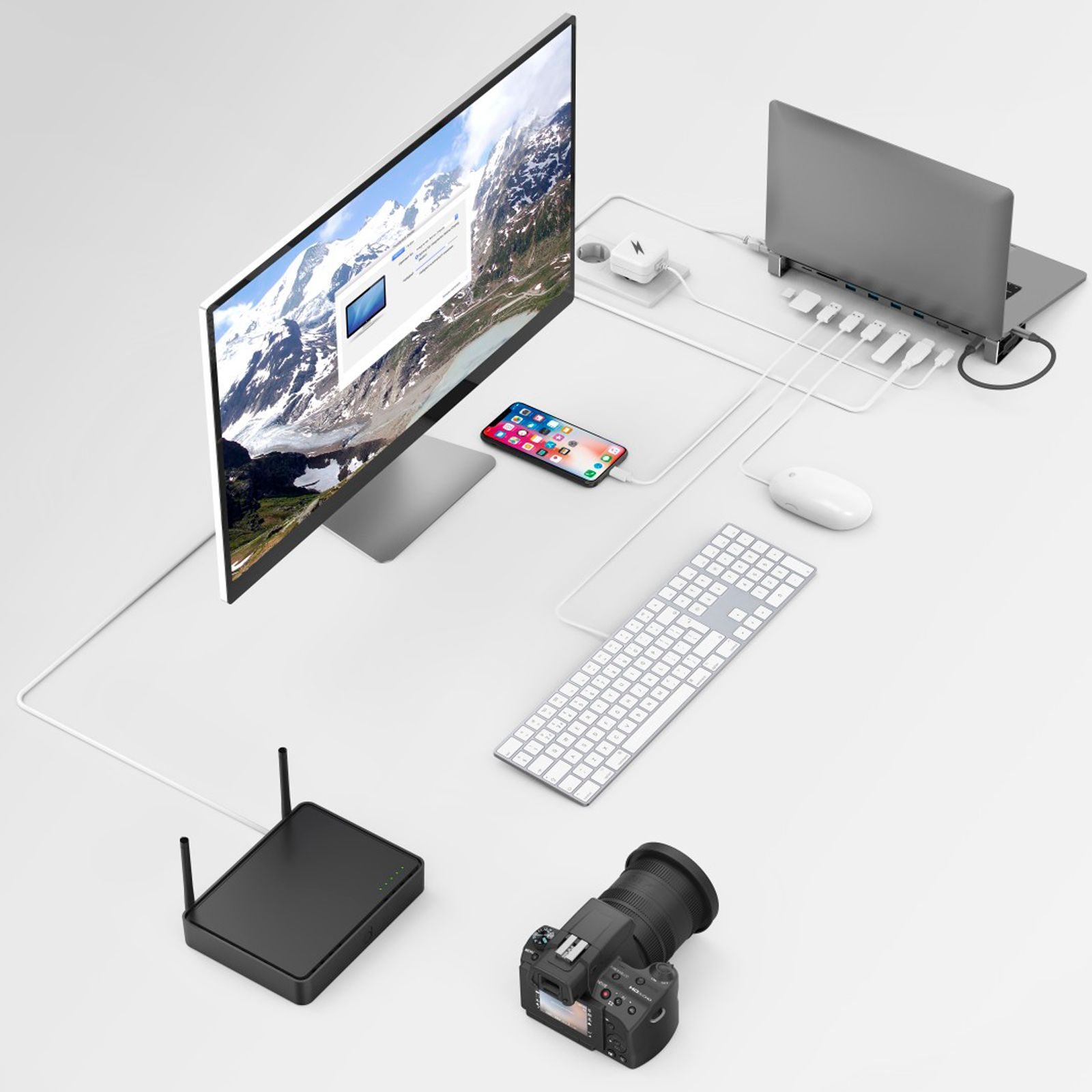 hama USB Type C to USB 2.0 Type A, USB Type C, HDMI, RJ45, Micro SD, SD Docking Station (1 Gbps Data Transfer Rate, Black)_7