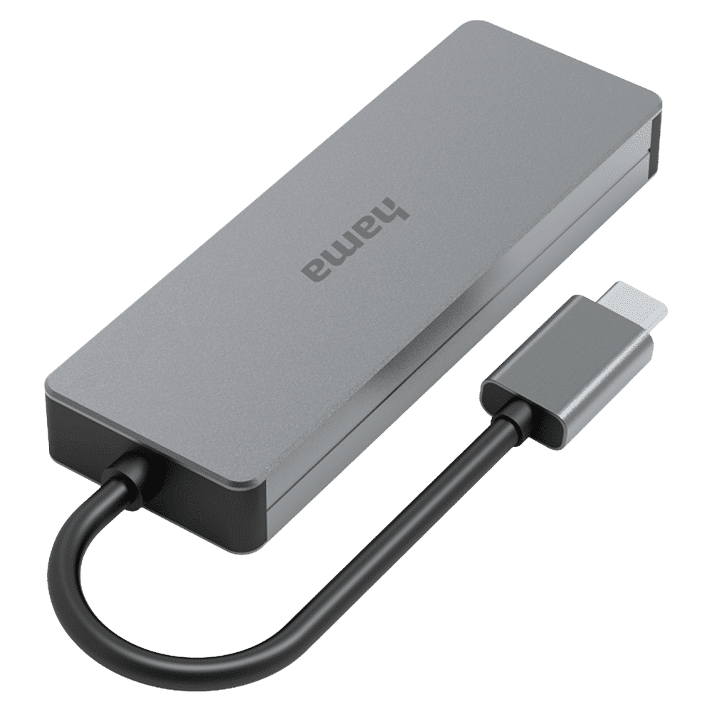 hama Hub for PC, Notebook, MacBook, Tablet (4 x USB 3.2 (Type-C) Ports, 200105, Black)_3