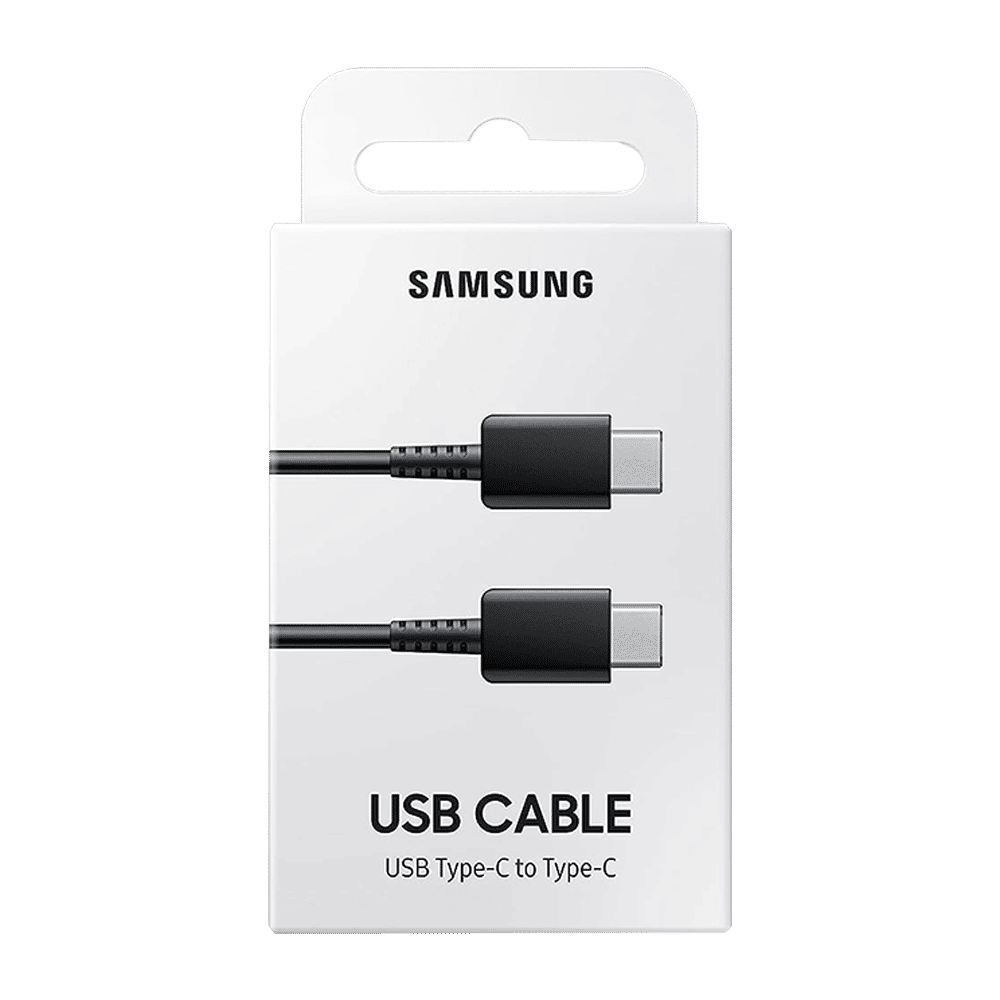 SAMSUNG Type C to Type C 3.2 Feet (1M) Cable (High Speed Data Transfer, Black)_5