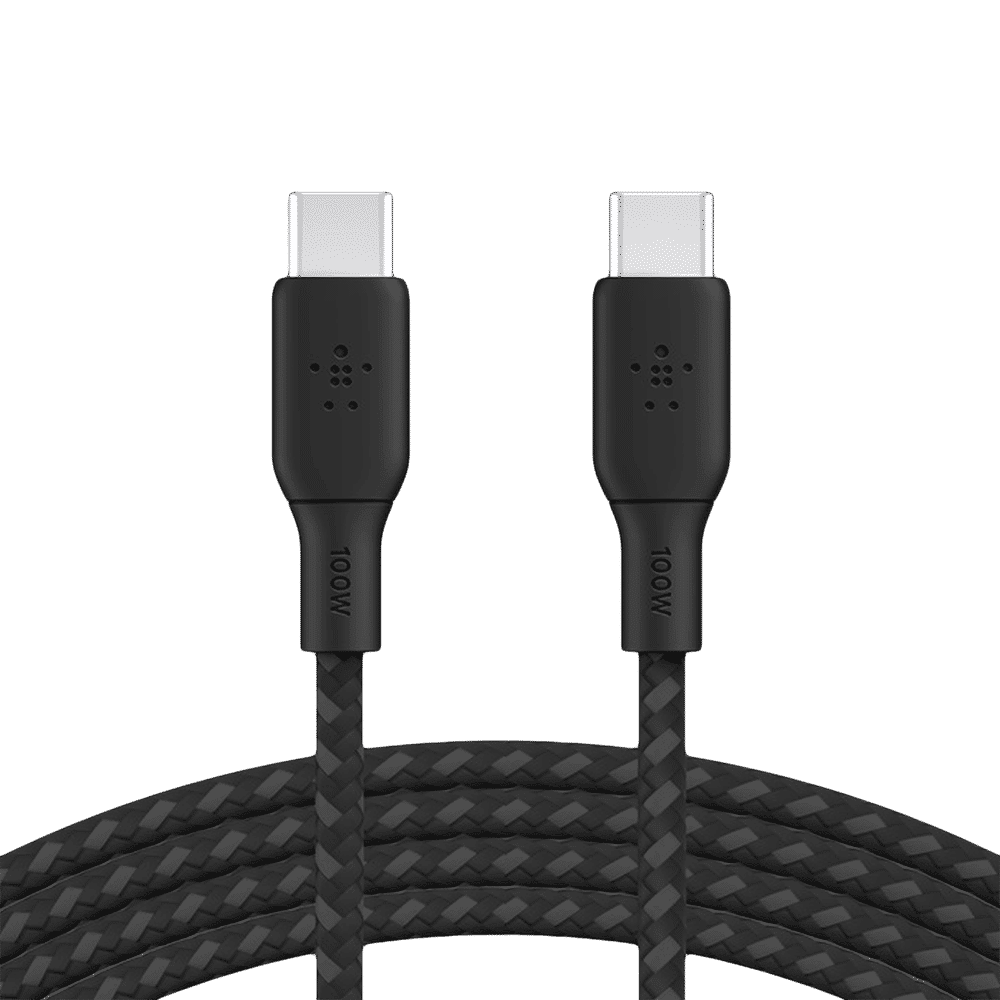 belkin Boost Charge Type C to Type C 6.5 Feet (2M) Cable (Nylon Braided, Black)_1