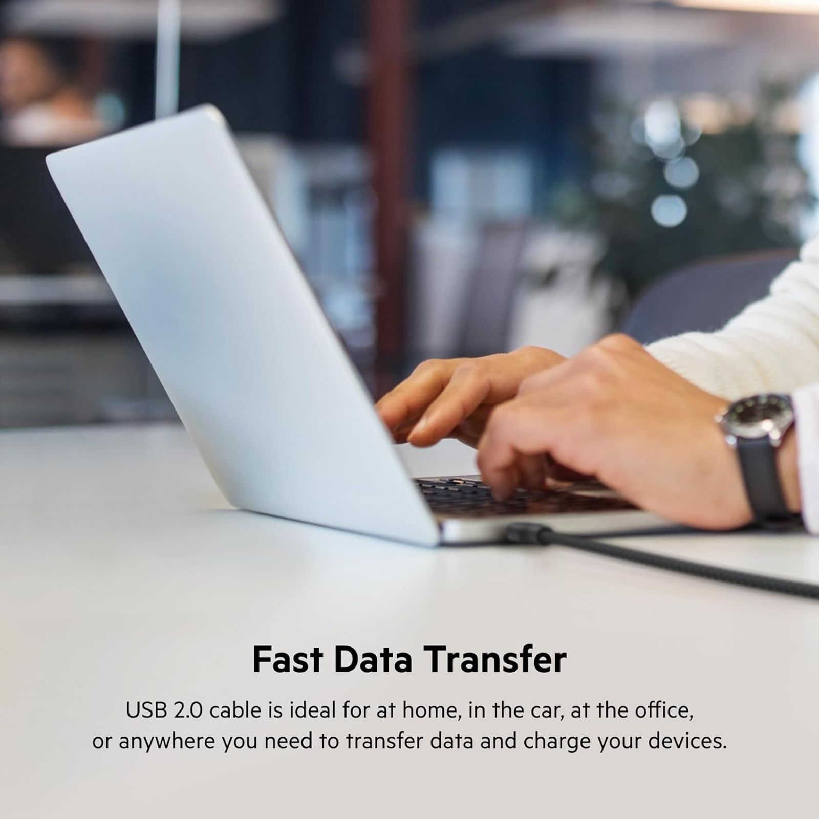 belkin Boost Charge Type C to Type C 6.5 Feet (2M) Cable (Nylon Braided, Black)_8