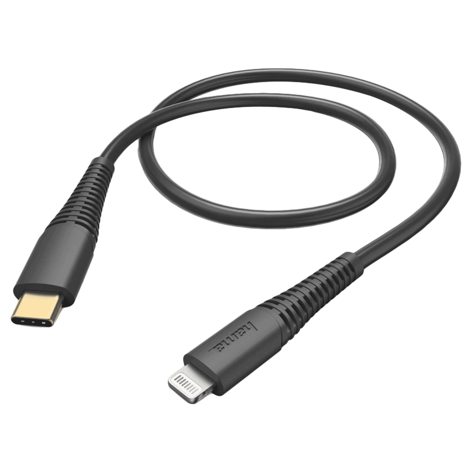 hama Type C to Lightning Connector, Type B, Type C 4.95 Feet (1.5 M) Cable (High Mechanical Resistance, Black)_2