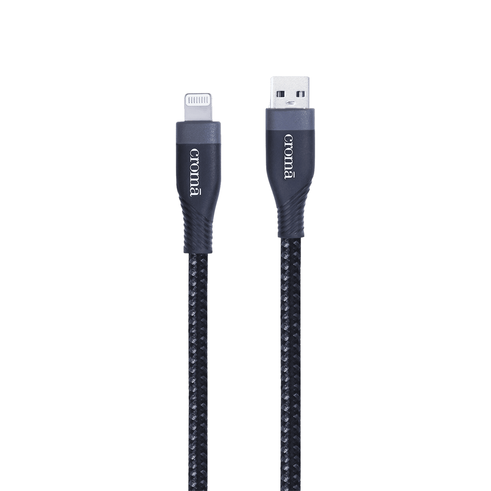 Croma Type A to Lightning 3.9 Feet (1.2M) Cable (Apple Certified, Black)_7