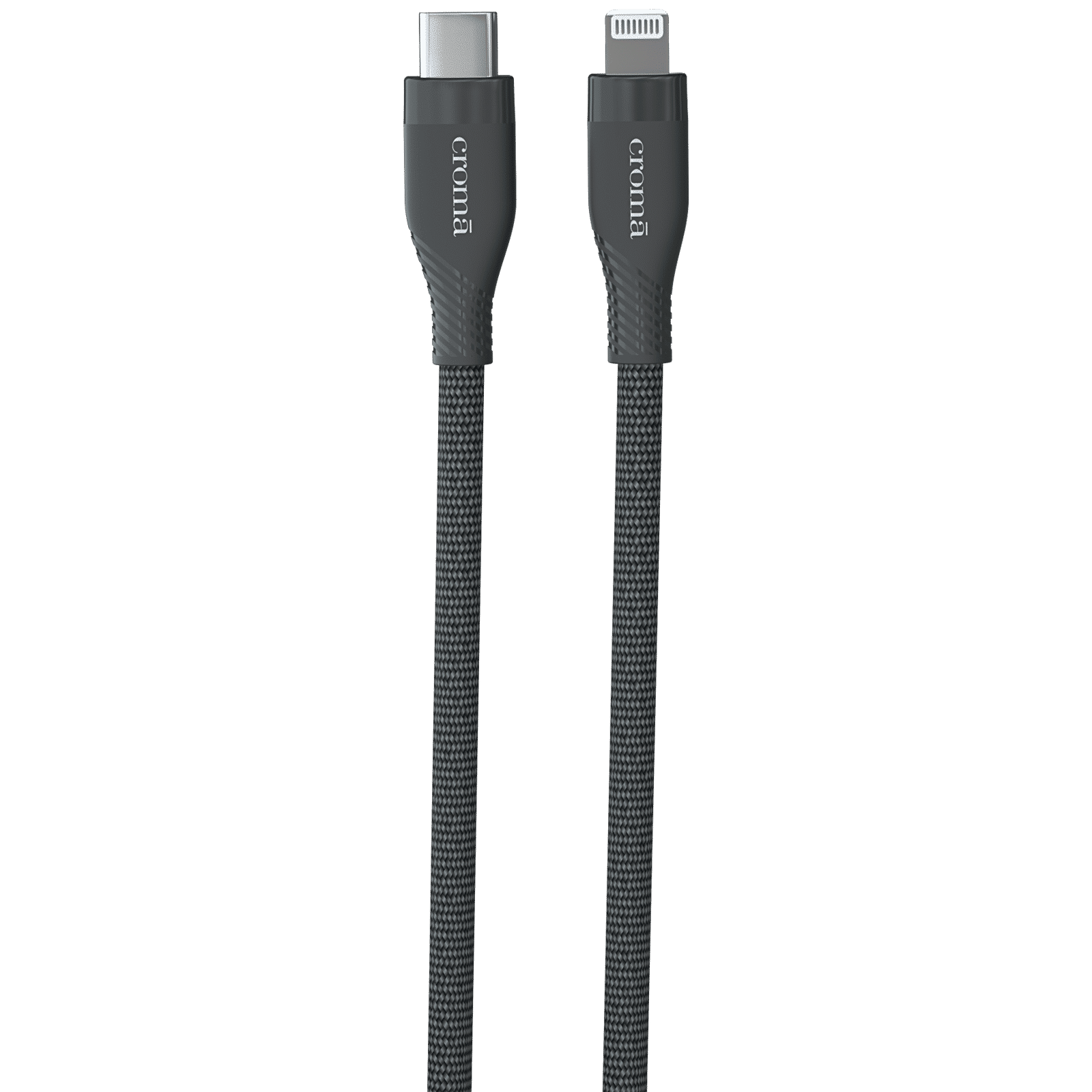 Croma Type C to Lightning 3.9 Feet (1.2M) Cable (Apple Certified, Black)_3