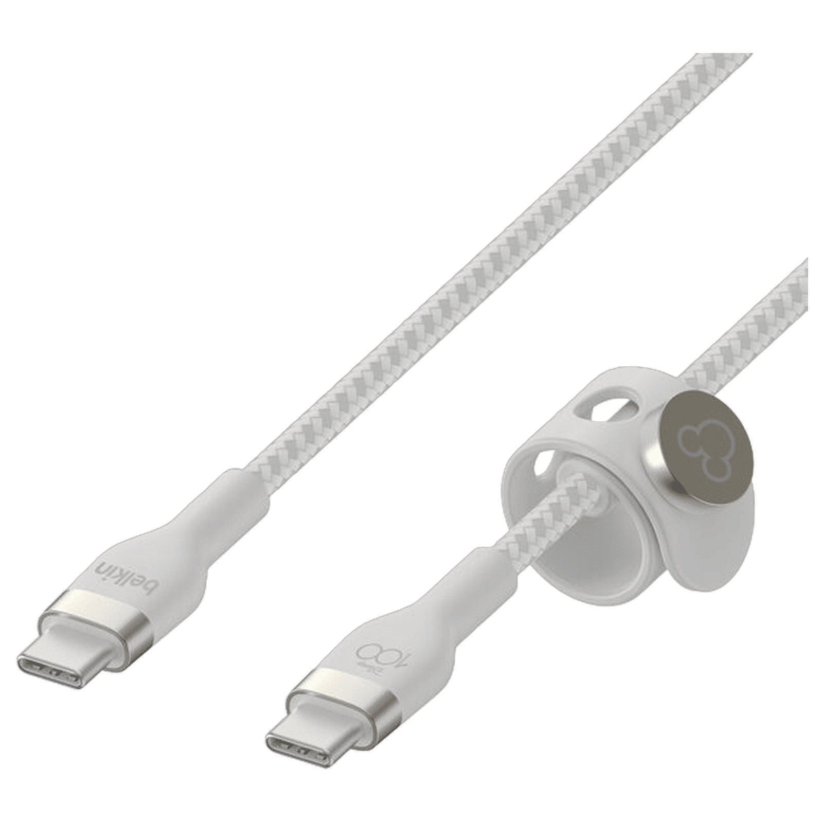 belkin D100 Type C to Type C 6.6 Feet (2M) Cable (White)_2
