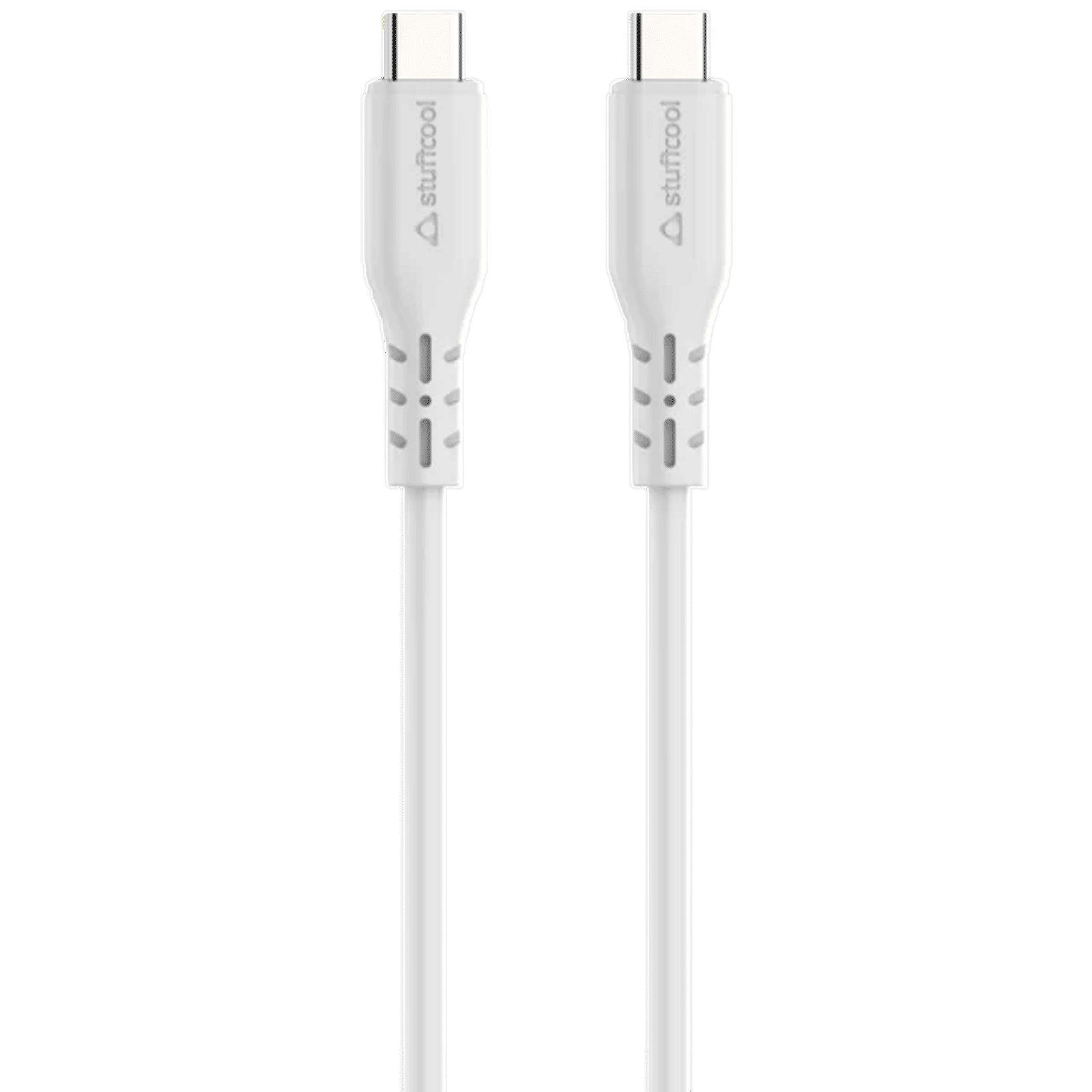 stuffcool Celer Type C to C 4.9 Feet (1.5M) Cable (Sync and Charge Support, White) stuffcool Celer Type C to C 4.9 Feet (1.5M) Cable (Sync and Charge Support, White)_2