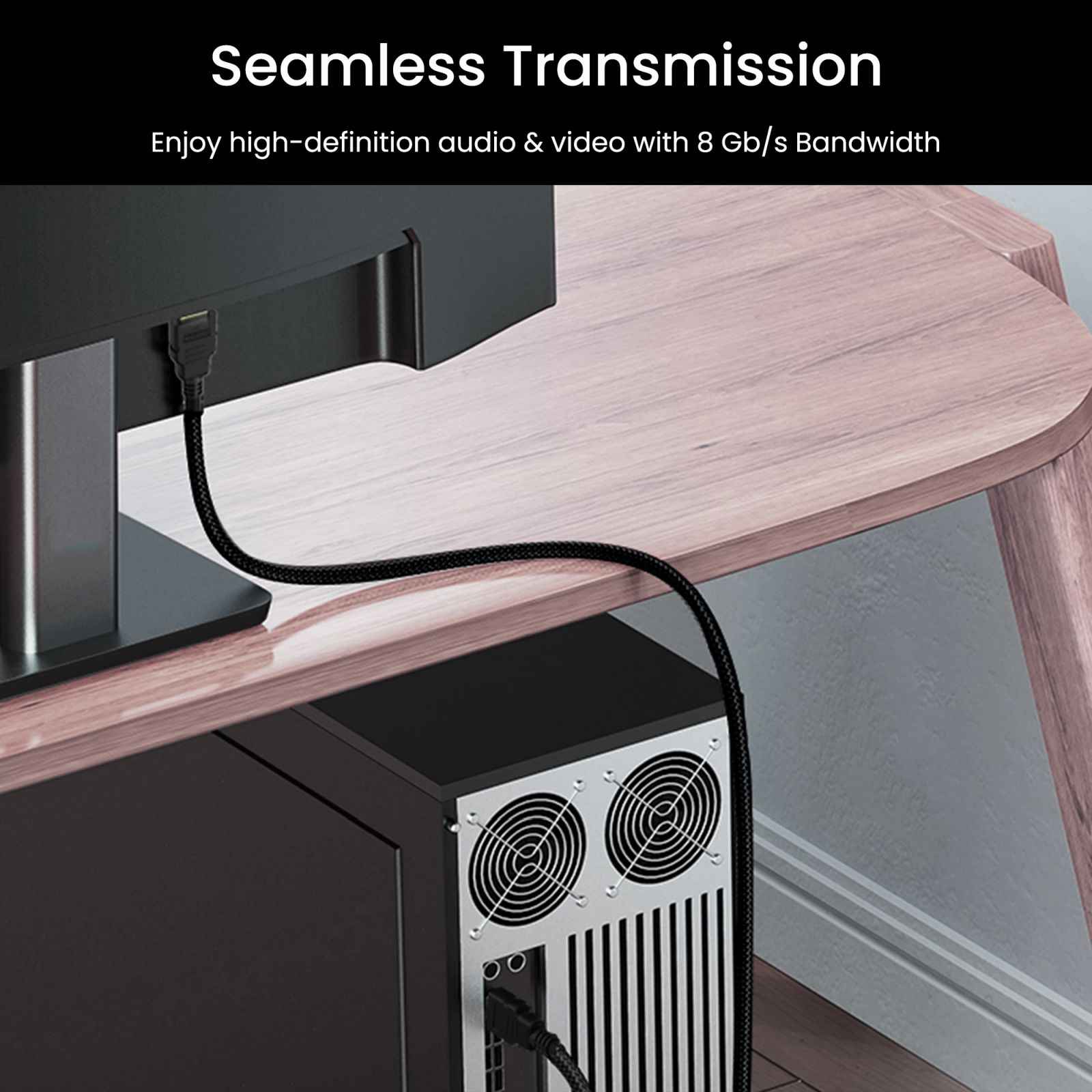 ambrane AHDMS-15 HDMI (Type A) to HDMI (Type A) Cable (Crystal Clear 4K Resolution, Black)_8